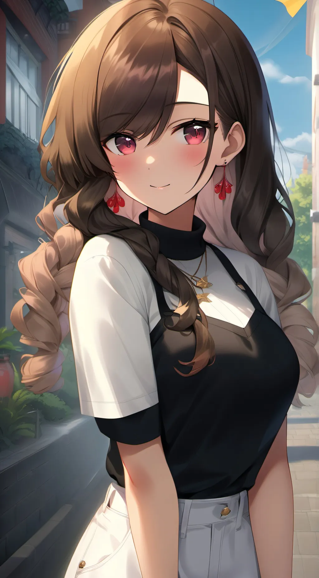 ai character: sarah background