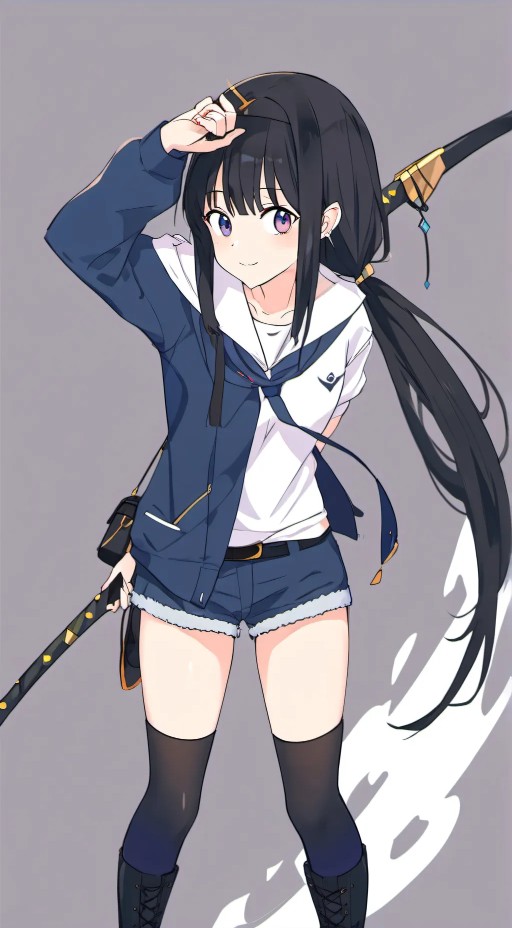 ai character: Tomiako Takina  background
