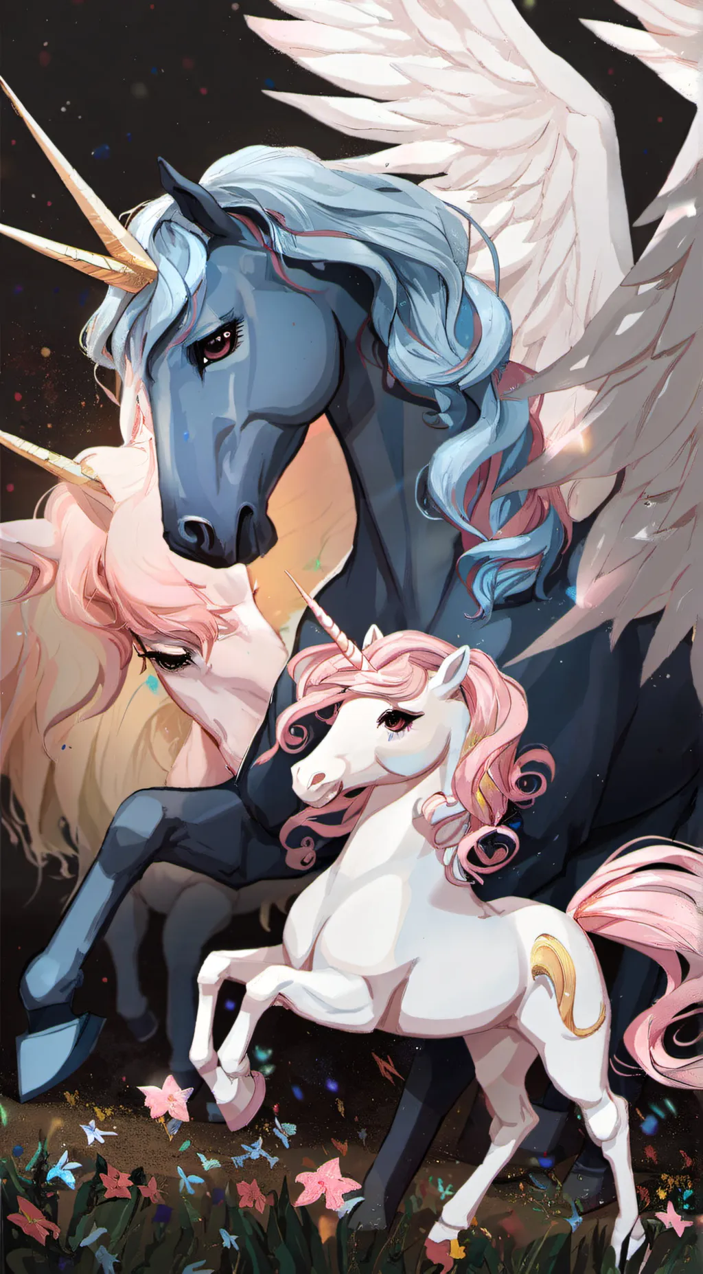 ai character: mlp different  background