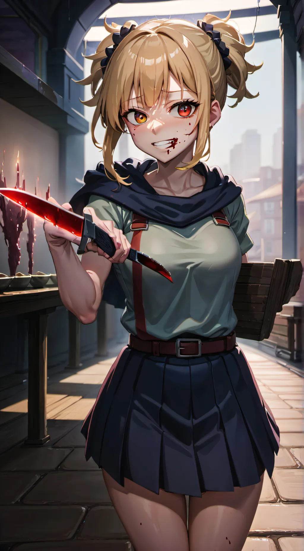 ai character: Toga background