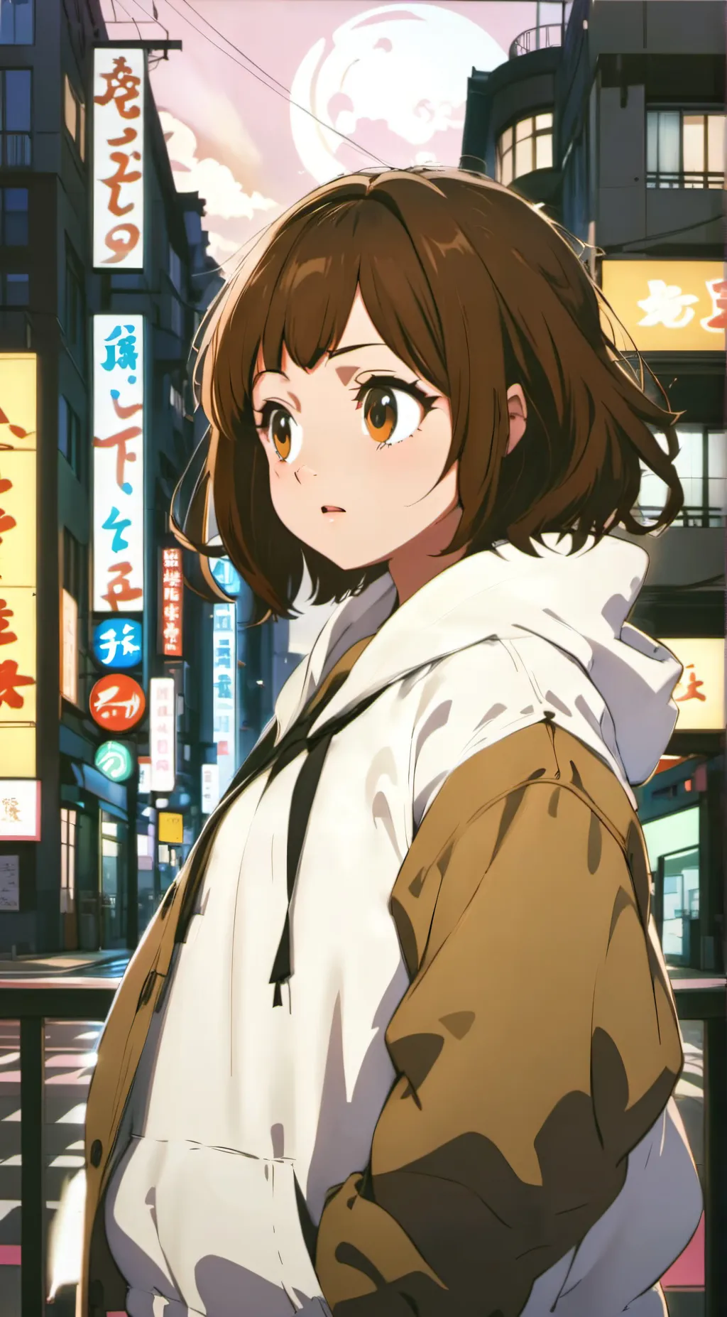 ai character: 1-a girls and toga background