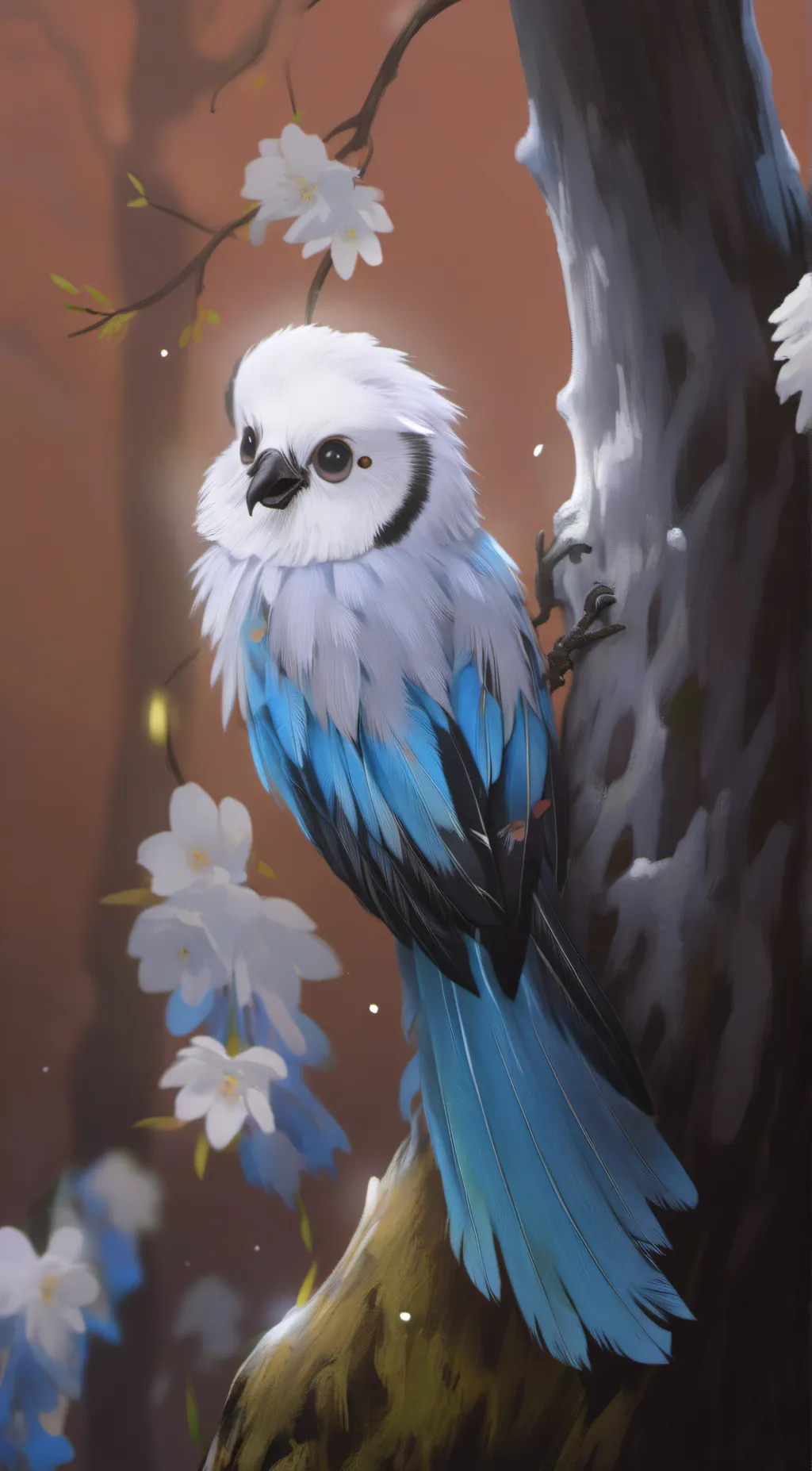 ai character: diamond background