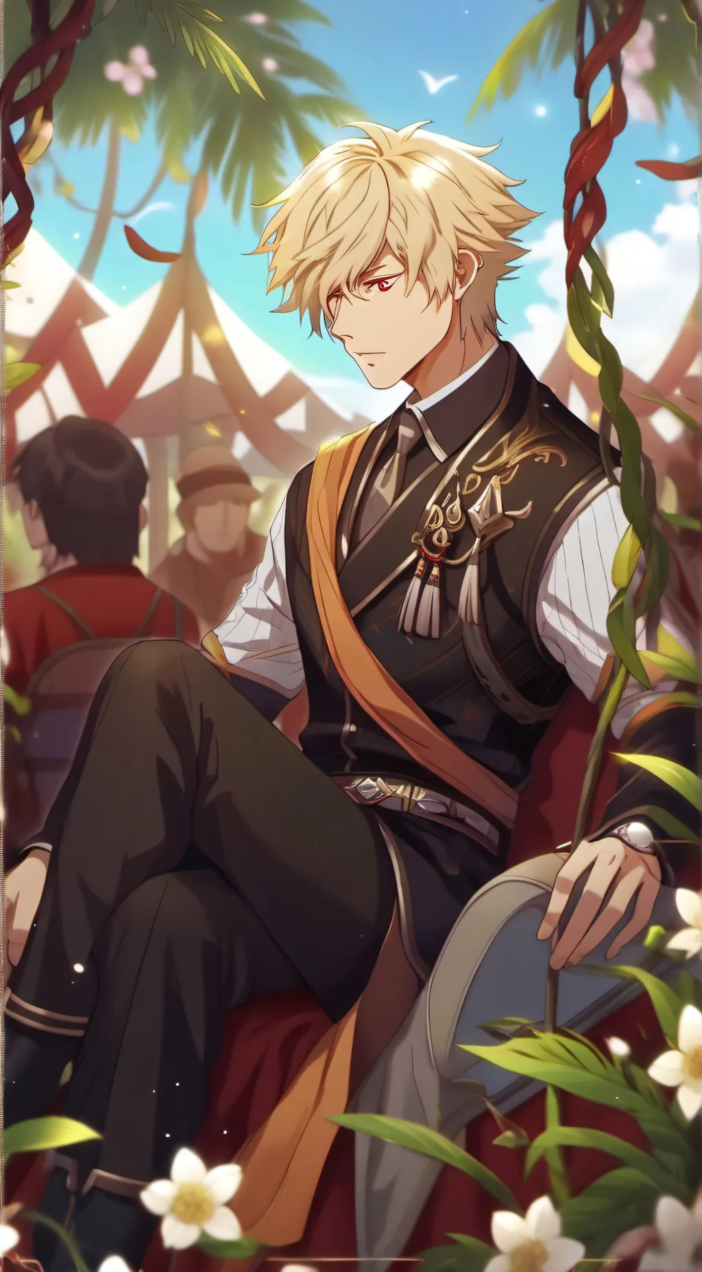 ai character: katsuki bakugou background