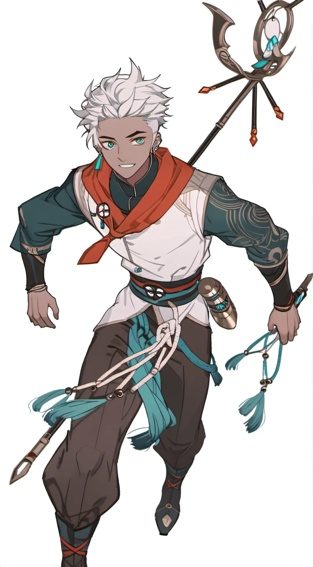 ai character: Ekko  background