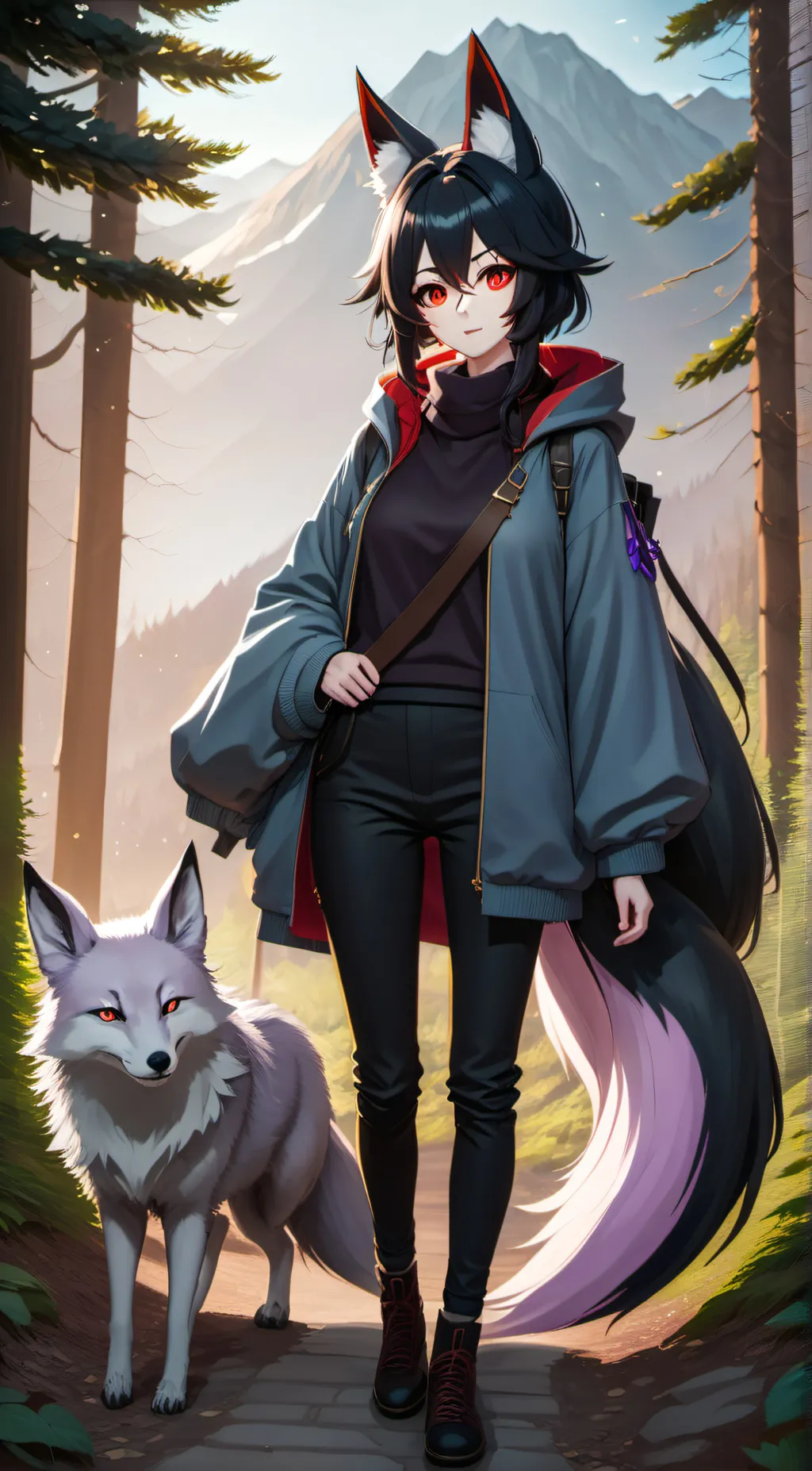 ai character: emma  background