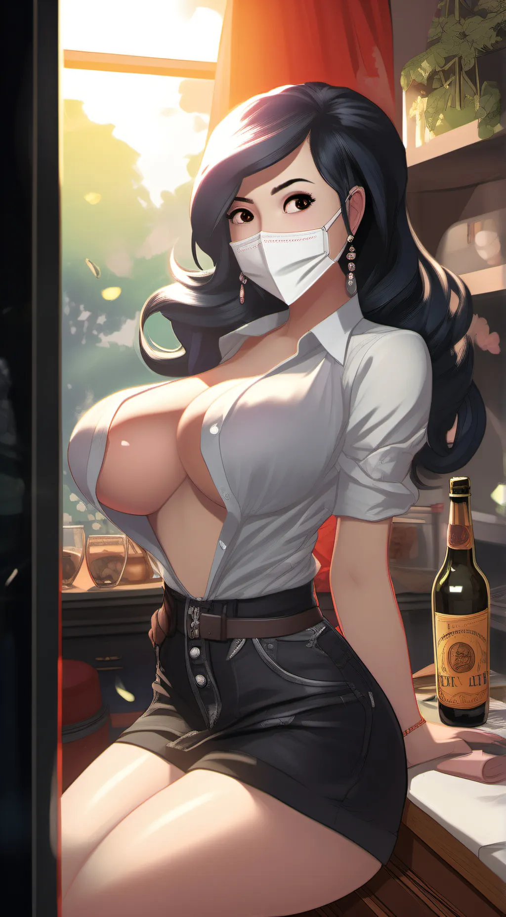 ai character: Anime Girl background