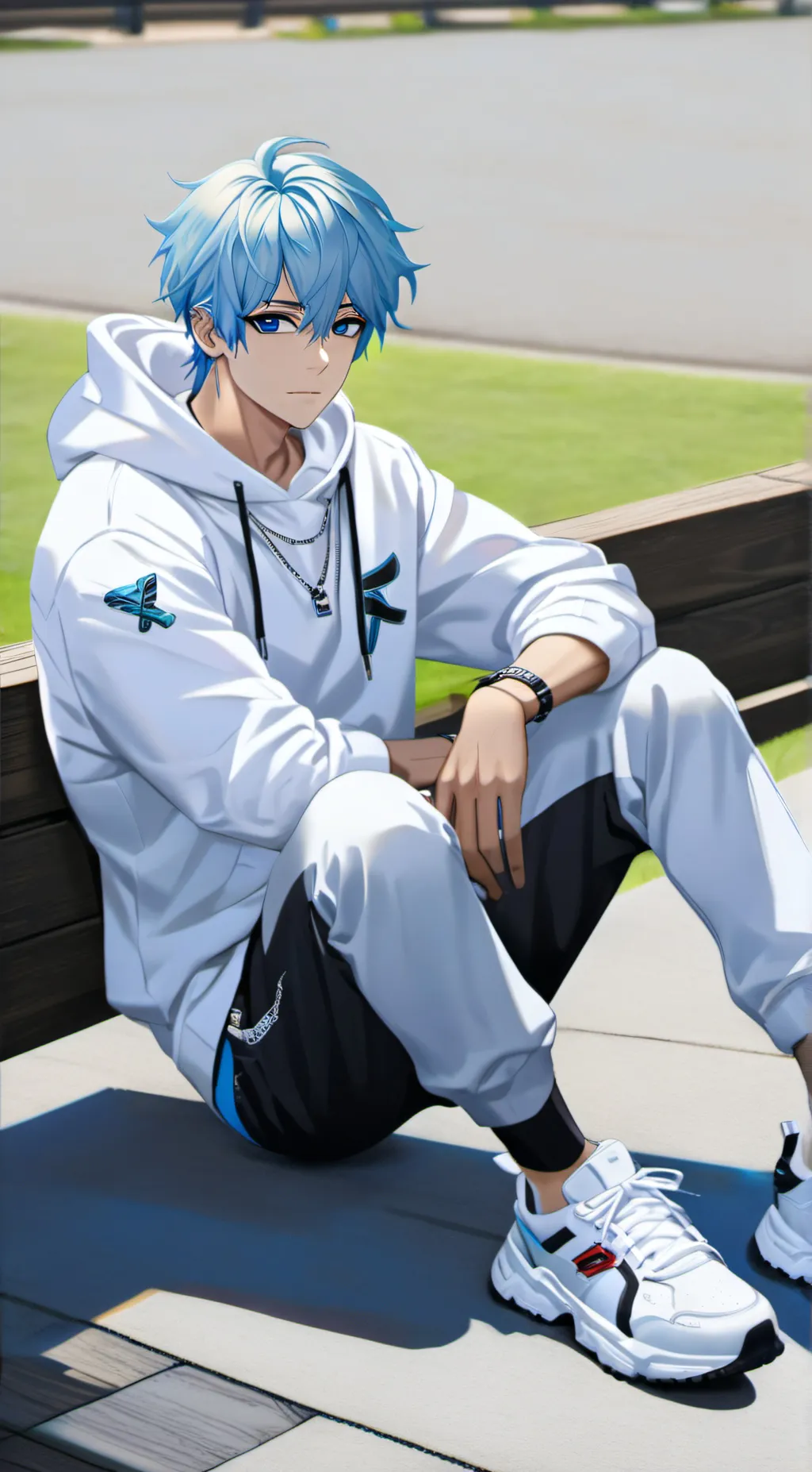 ai character: Ashton  background