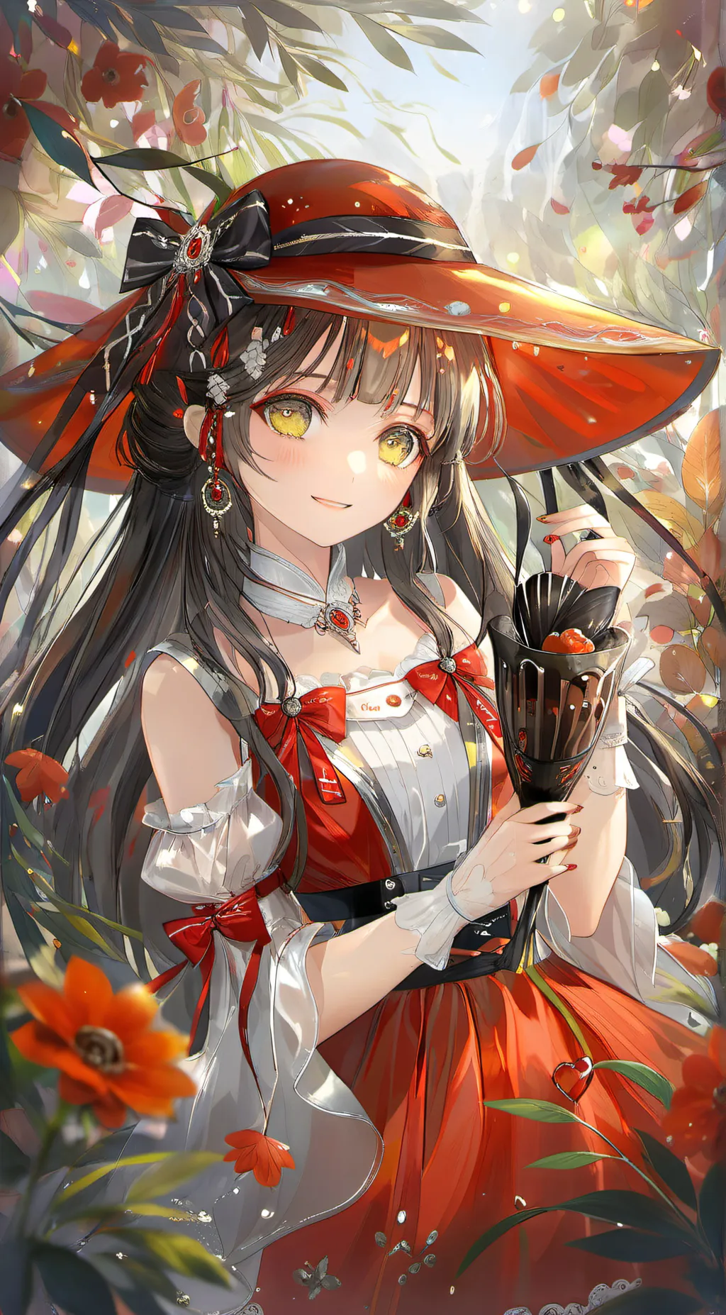 ai character: love and dead background