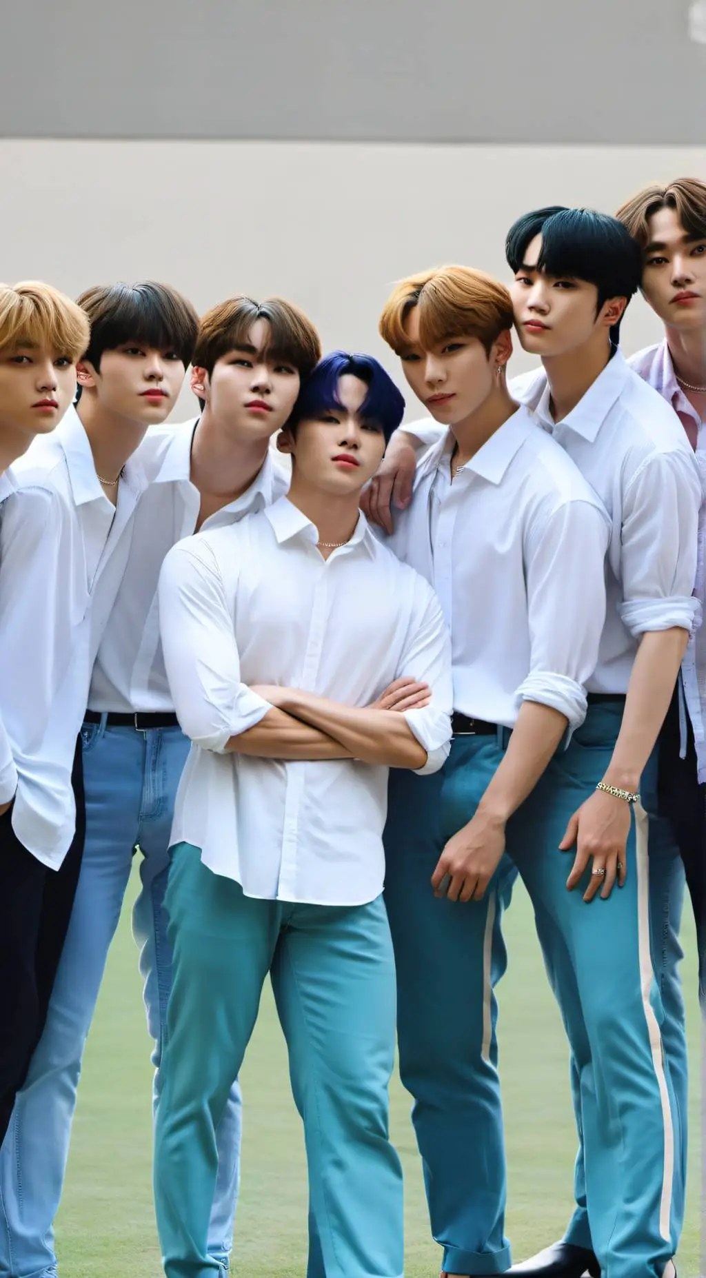 ai character: BTS background