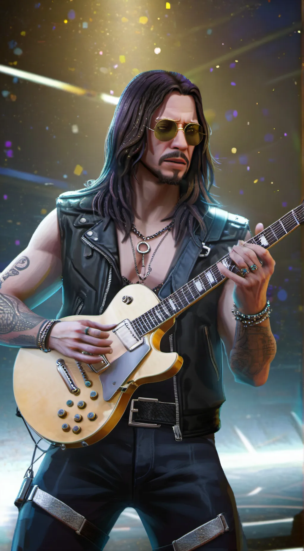 ai character: Johnny Silverhand background
