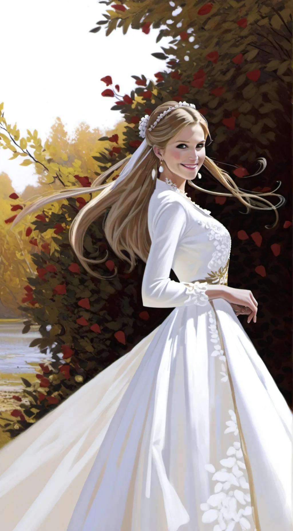ai character: Princess amber  background