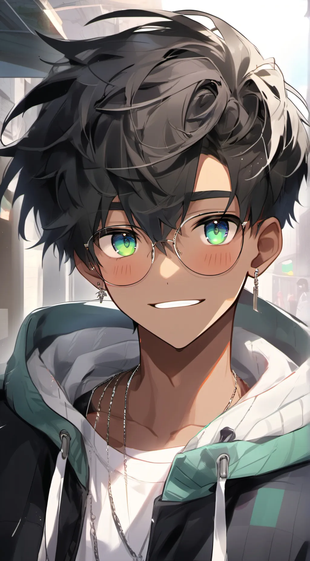 ai character: Kristen  background