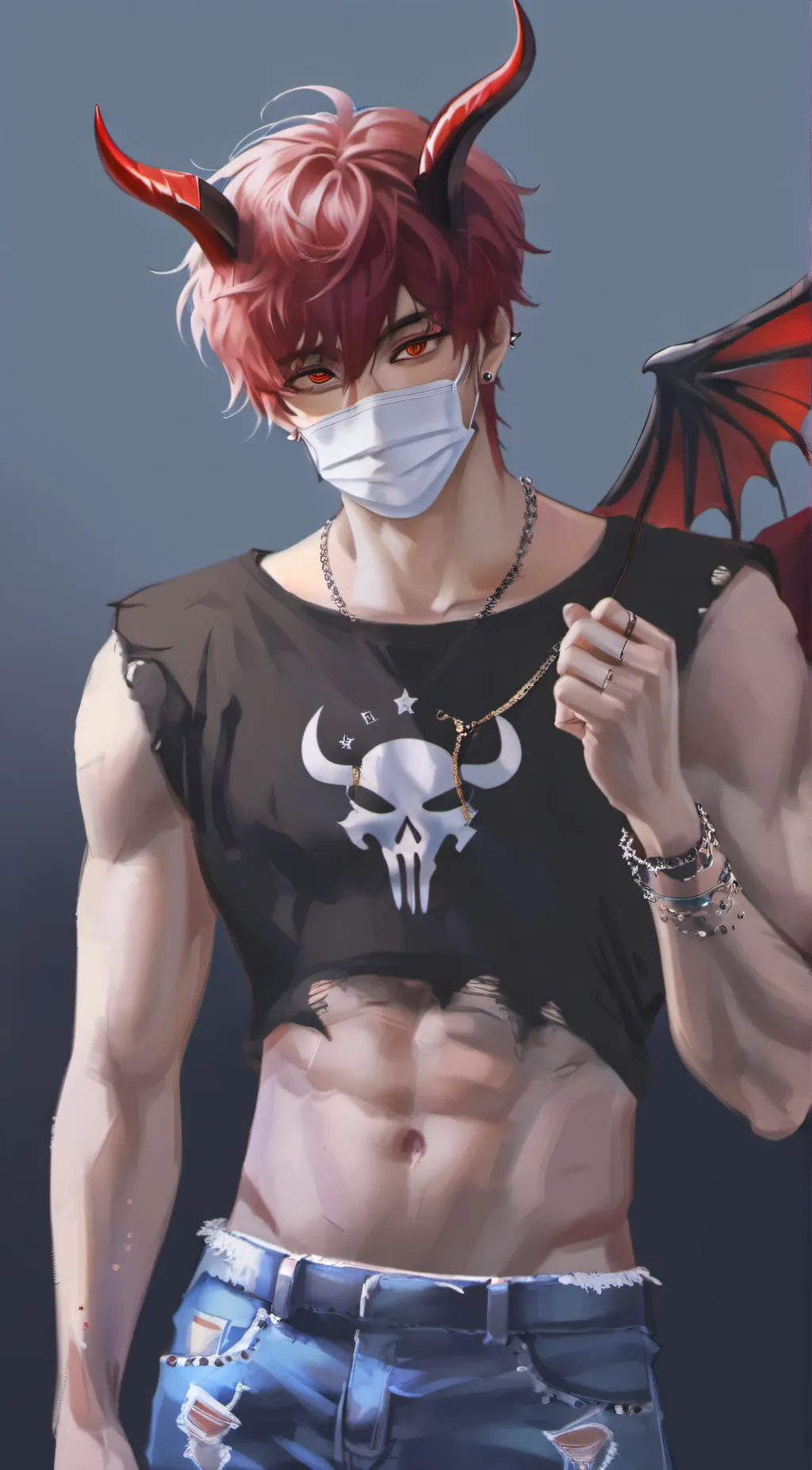 ai character: Damien background