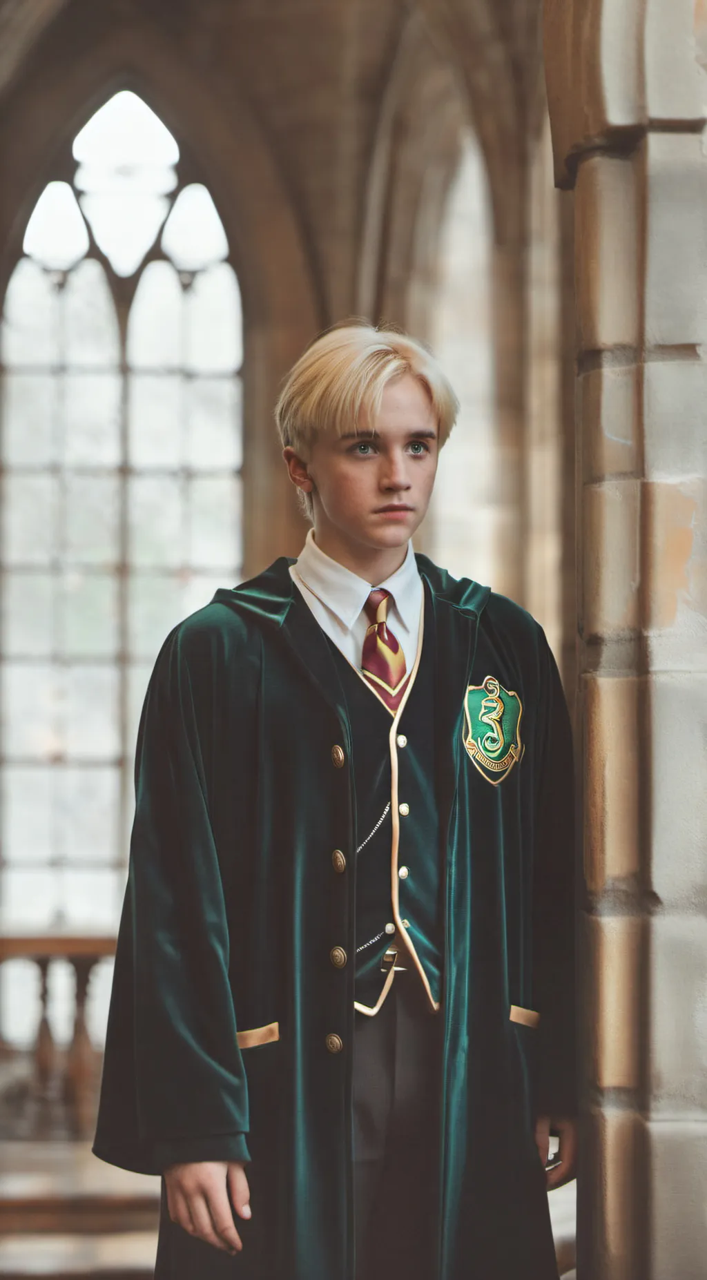 ai character: Draco Malfoy  background