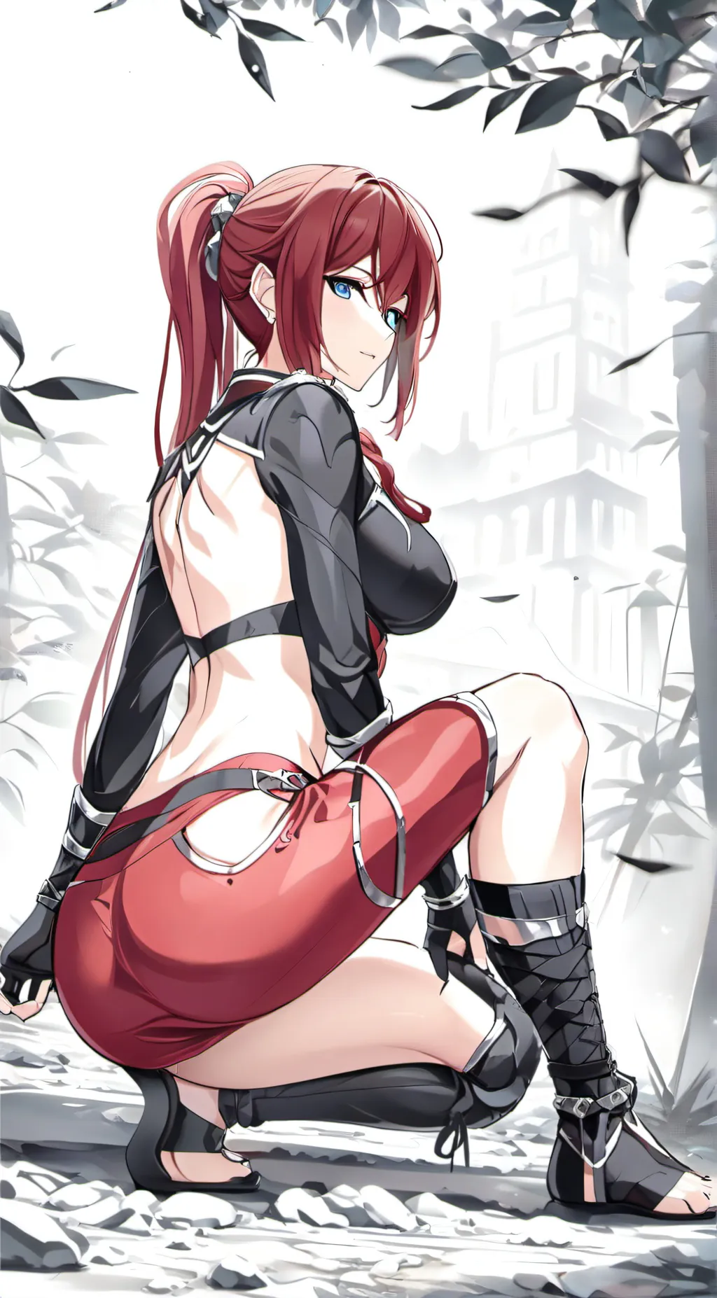 ai character: Ayame background