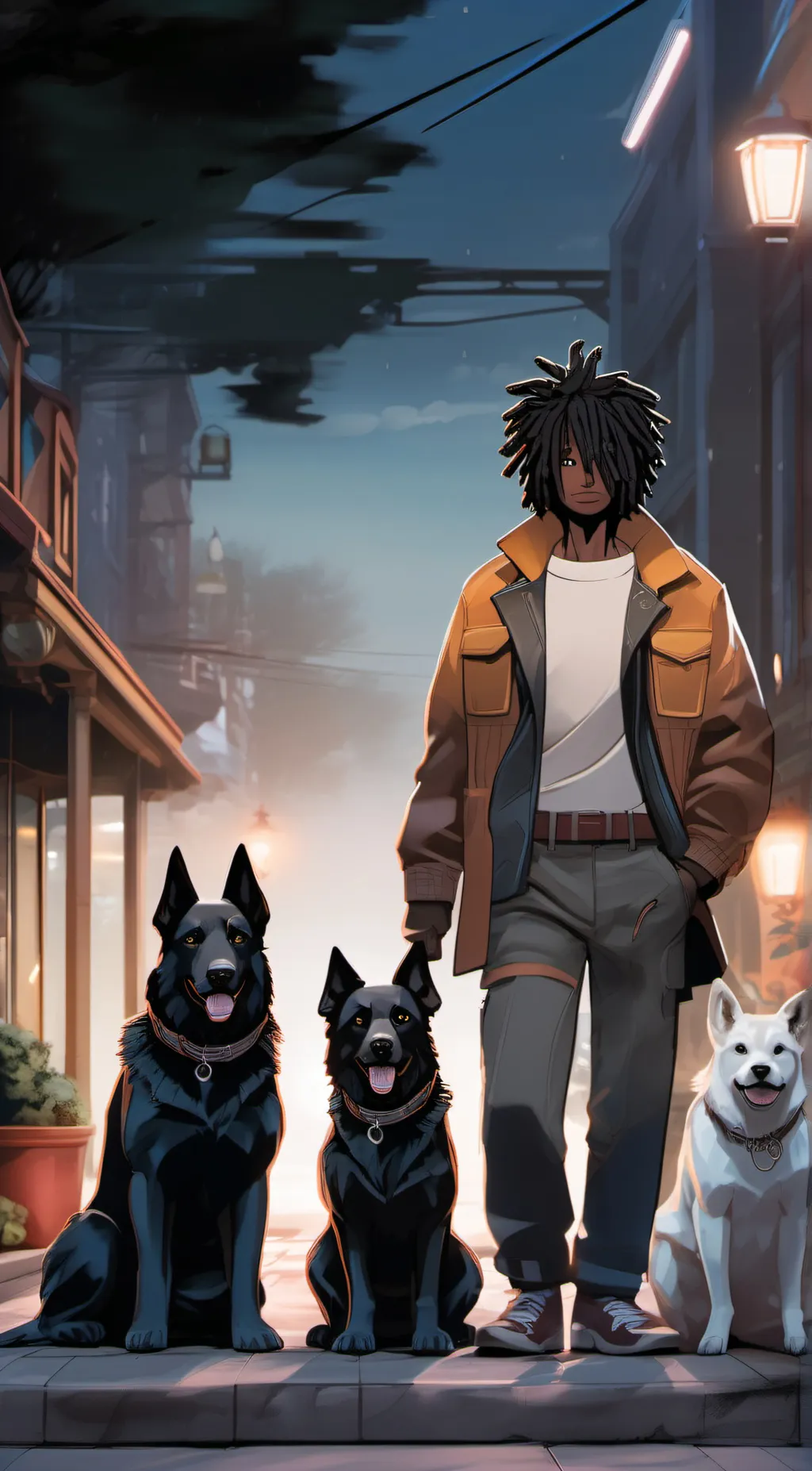 ai character: Logan 34 background