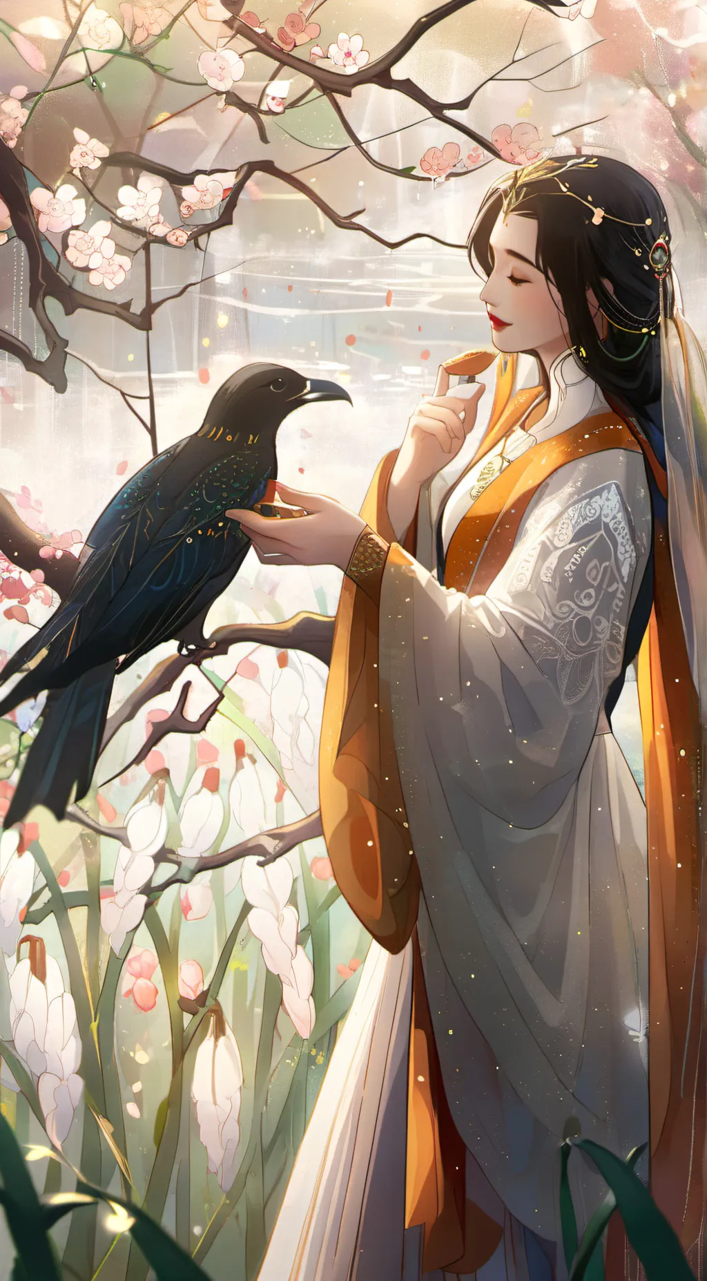 ai character: junior and. blue.  background