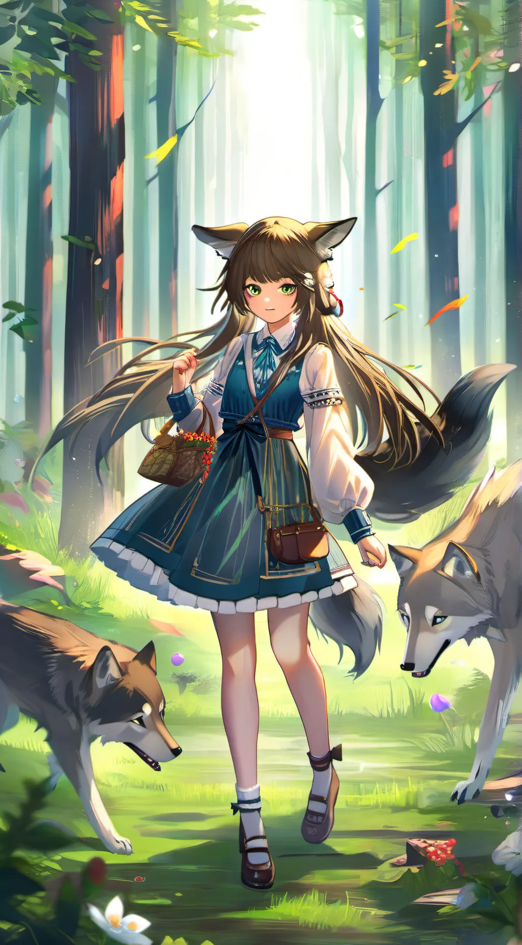 ai character: Lilly background