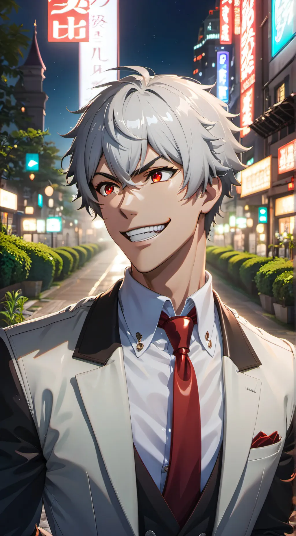 ai character: All for one  background