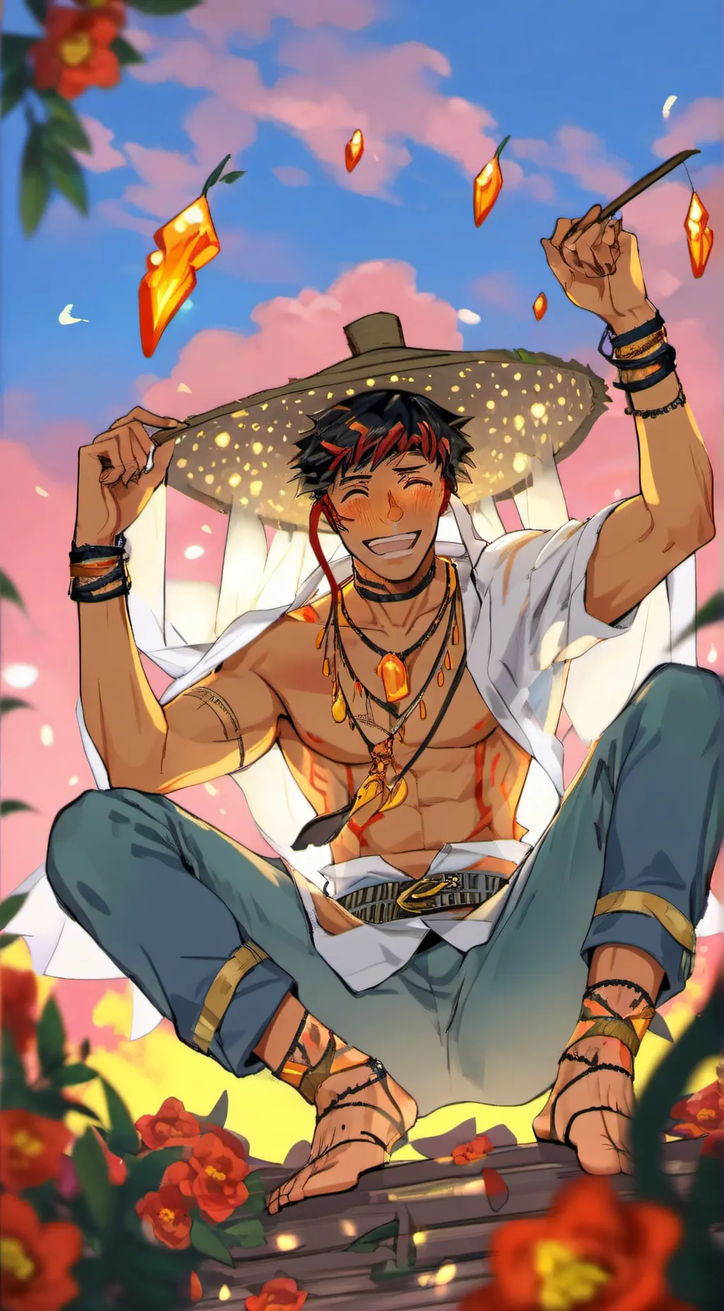 ai character: leo background