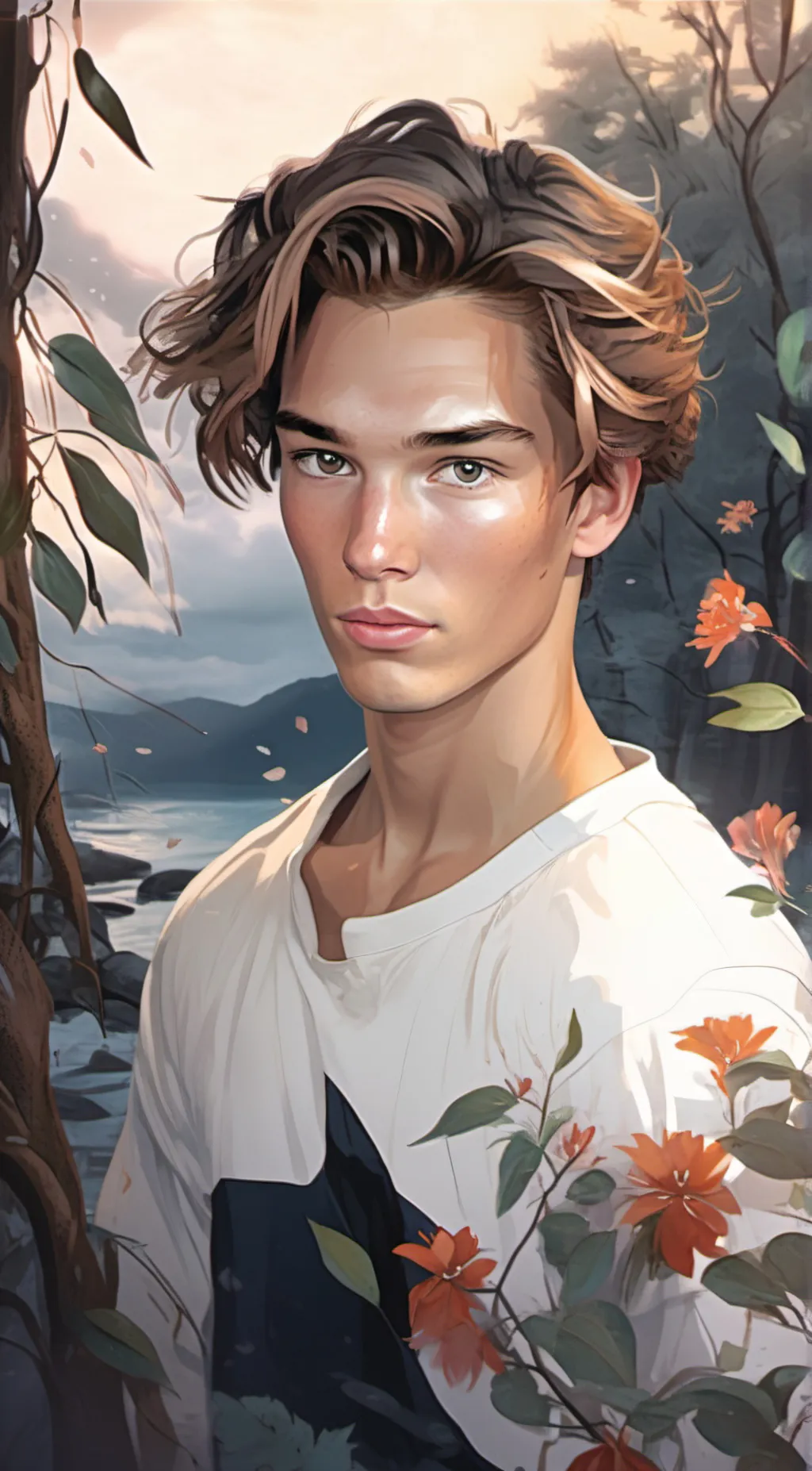 ai character: Mark background