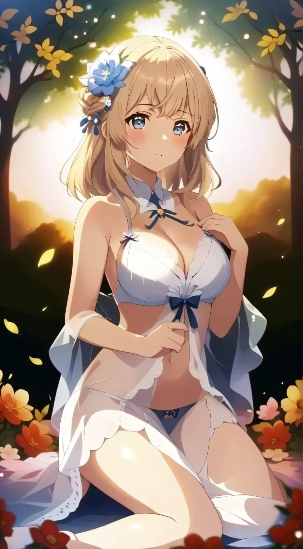 ai character: Aurora background