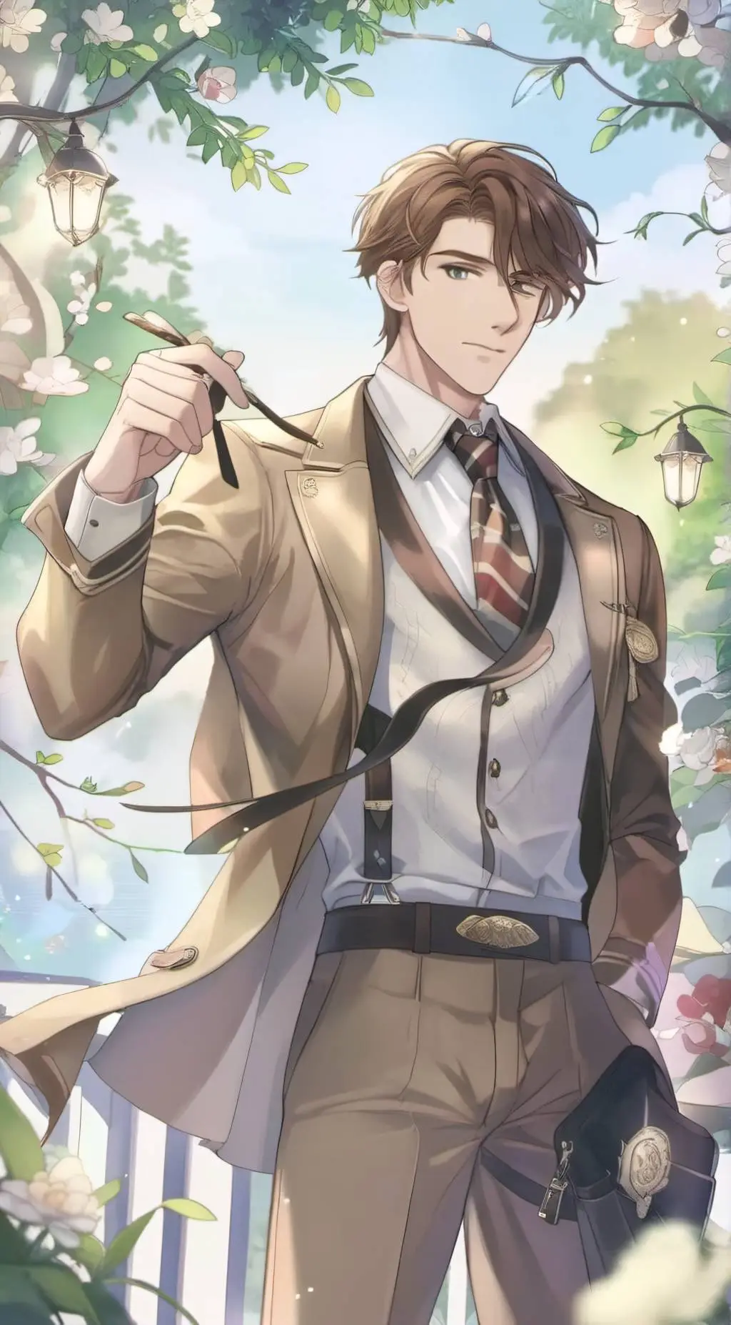 ai character: Almond cookie background