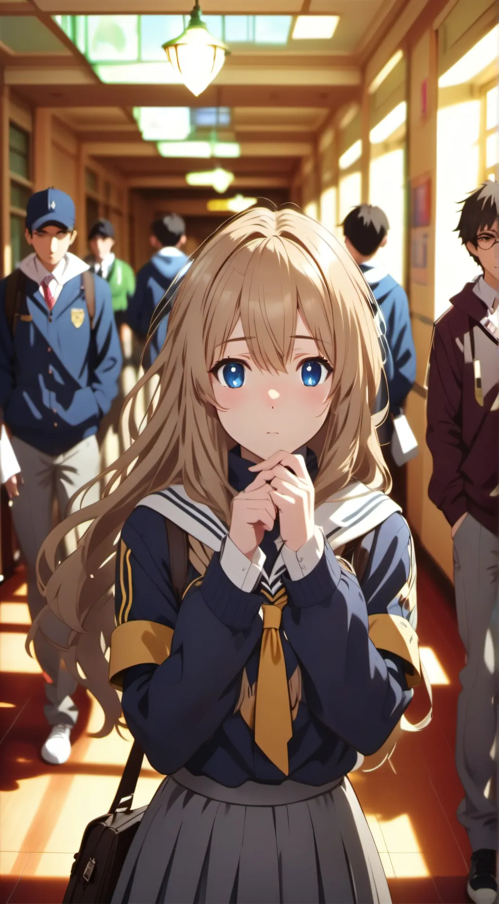 ai character: Miko  background