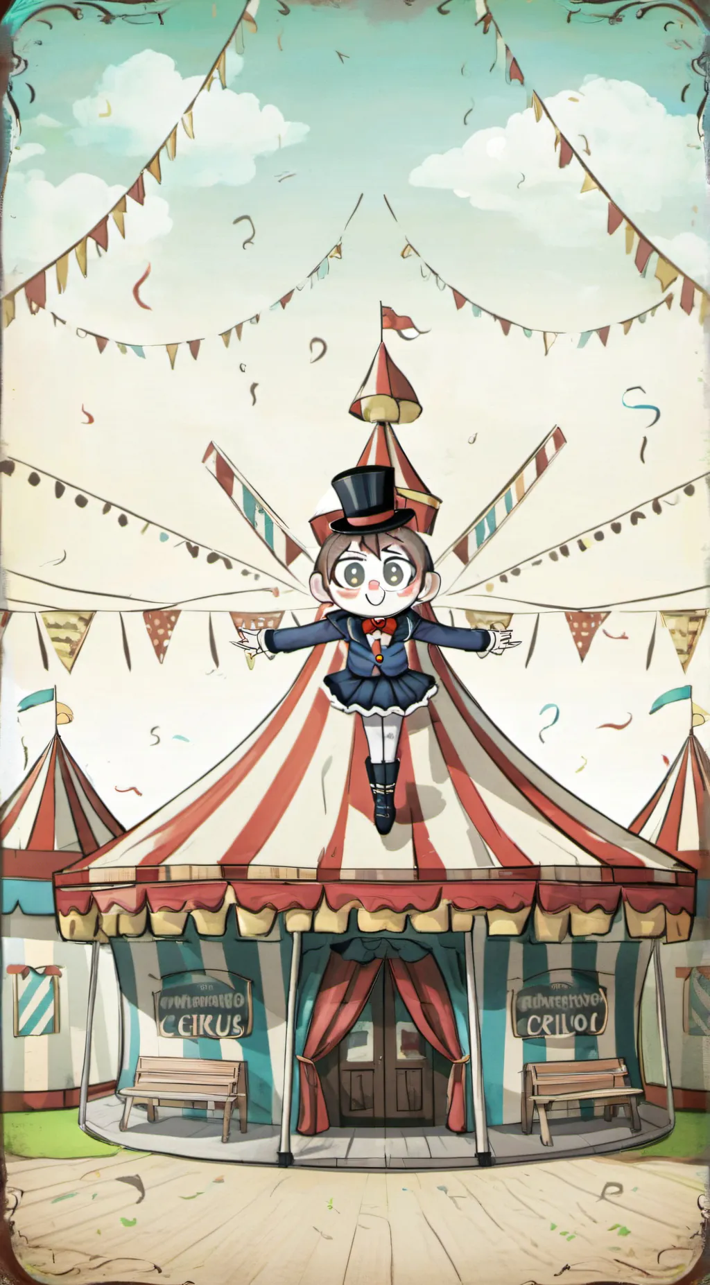 ai character: Pomni background