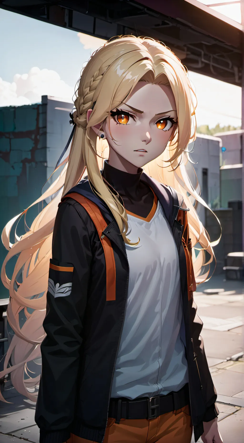 ai character: Autumn🌆 background