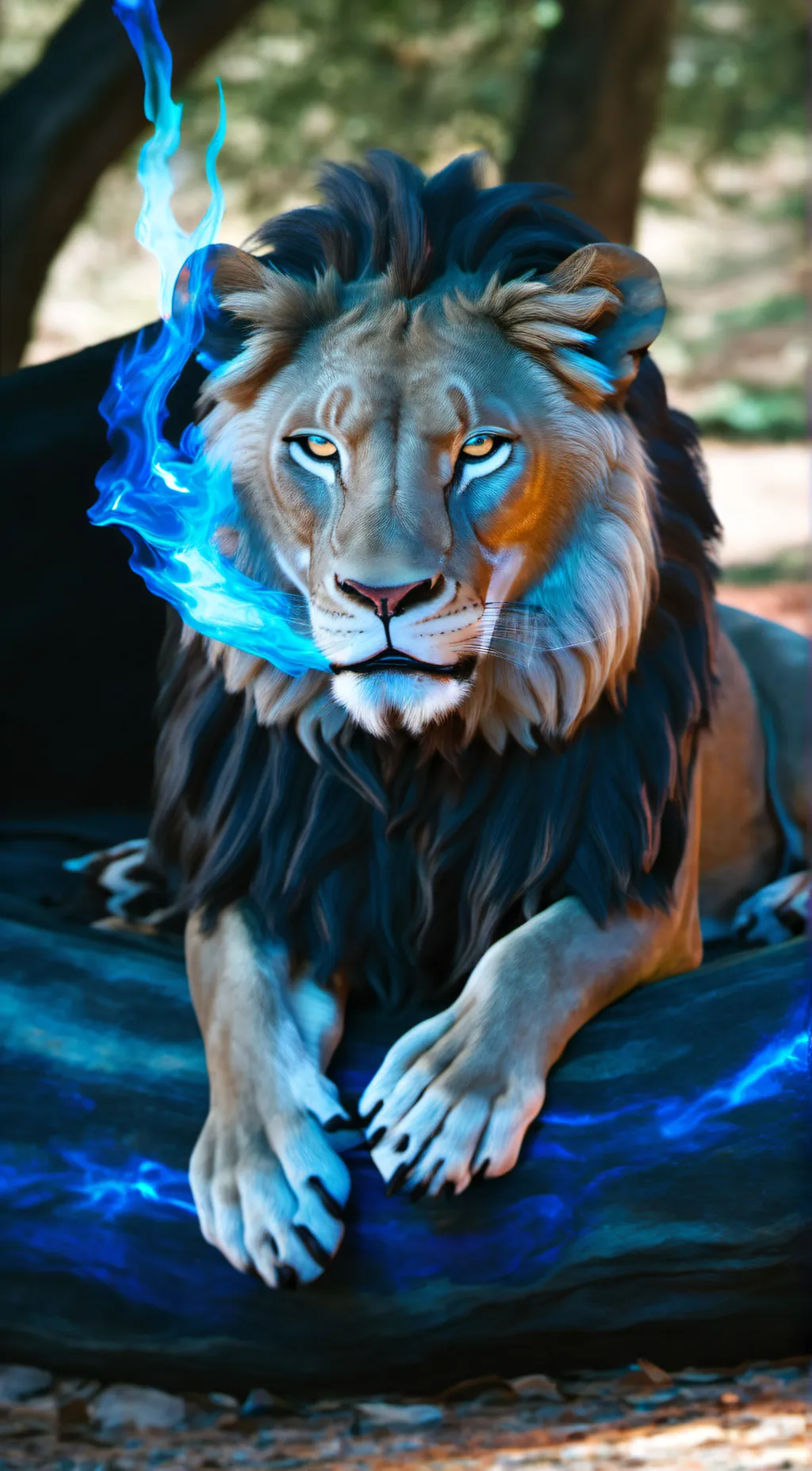 ai character: Simba background