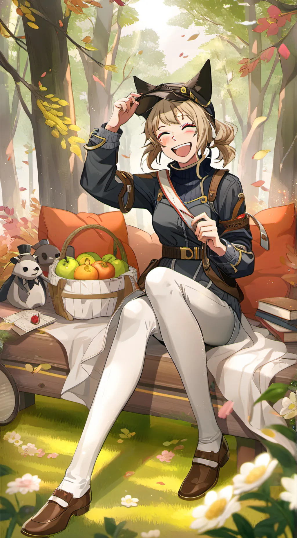 ai character: Toga background