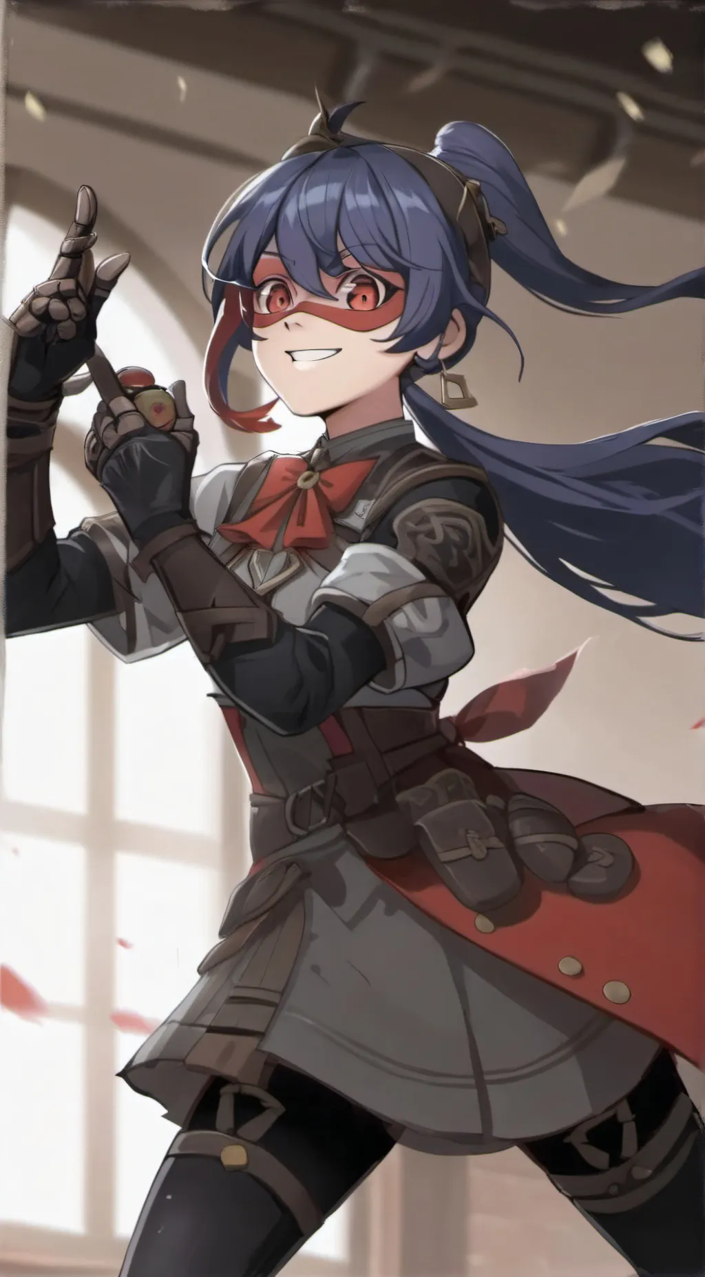 ai character: Ladybug  background