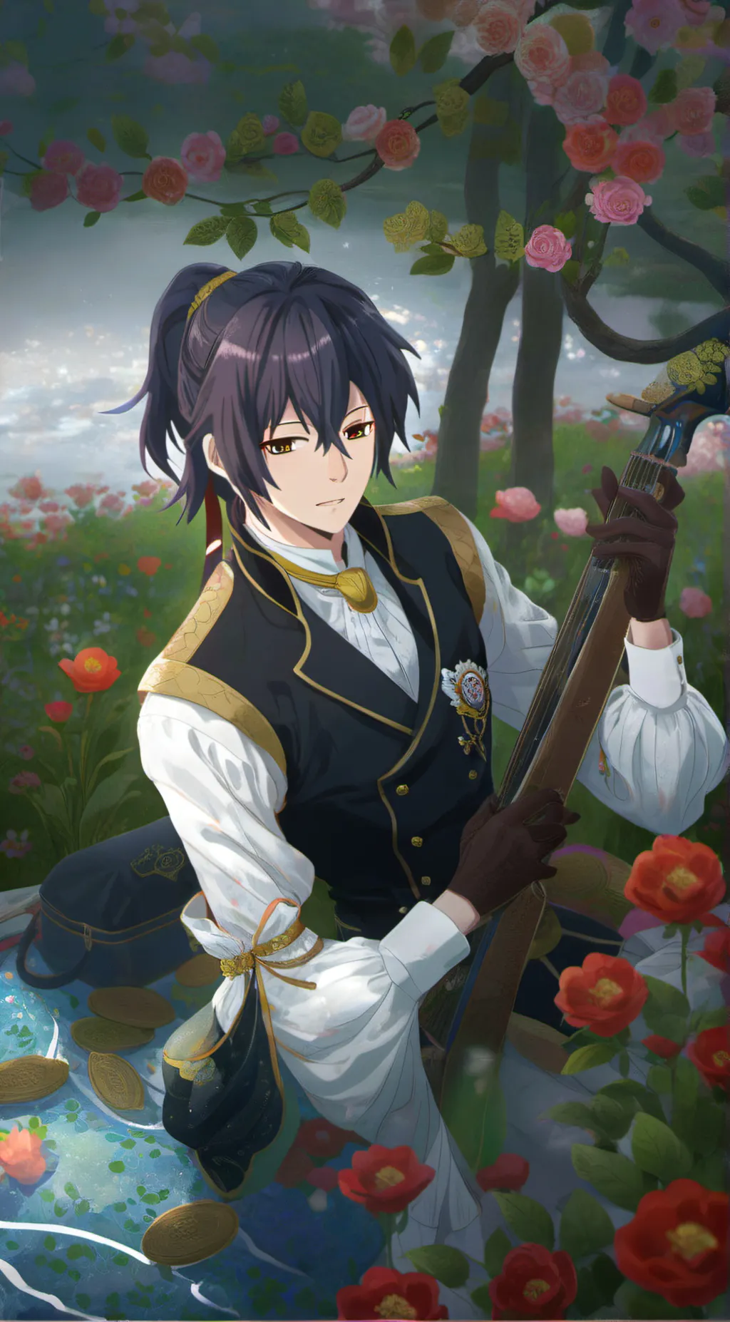 ai character: Louis  background
