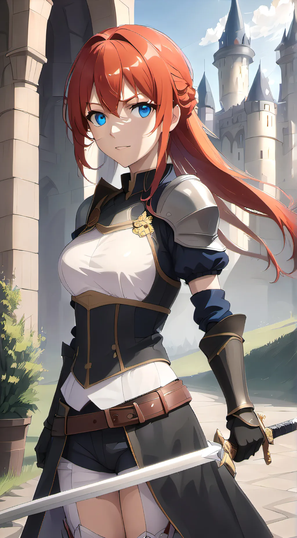 ai character: Katherina Tyrion  background