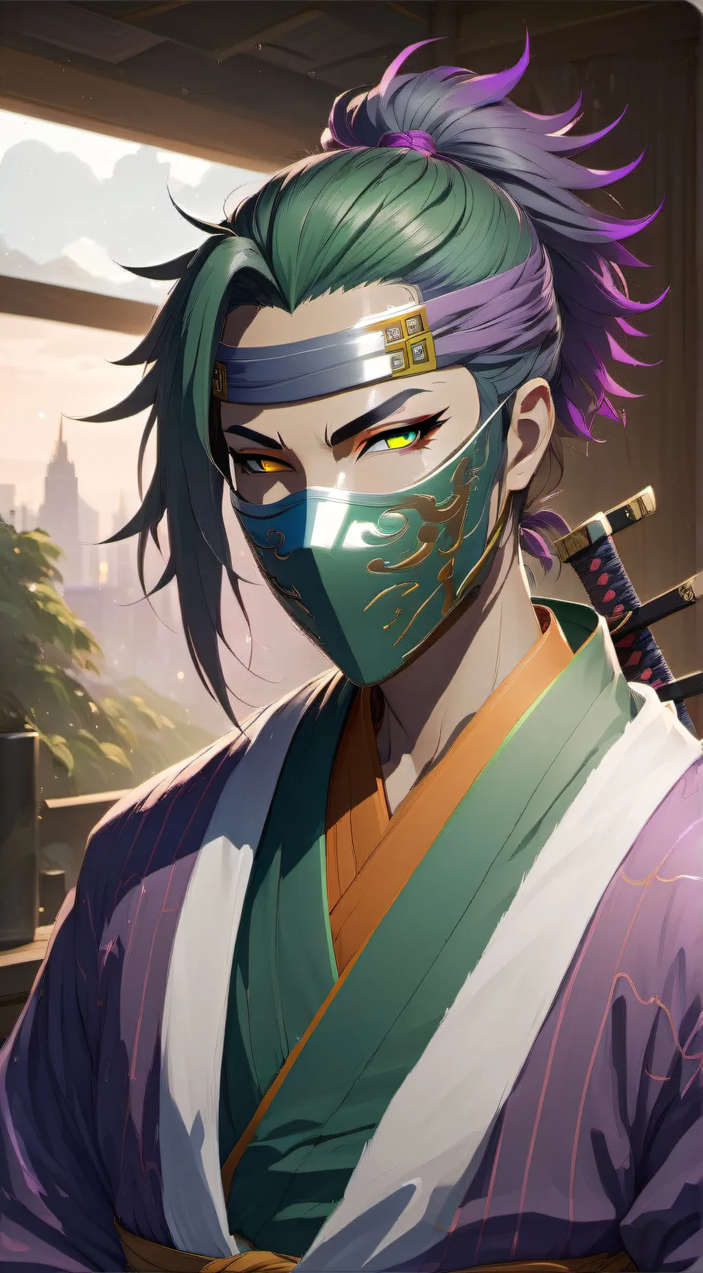 ai character: (you) katori background