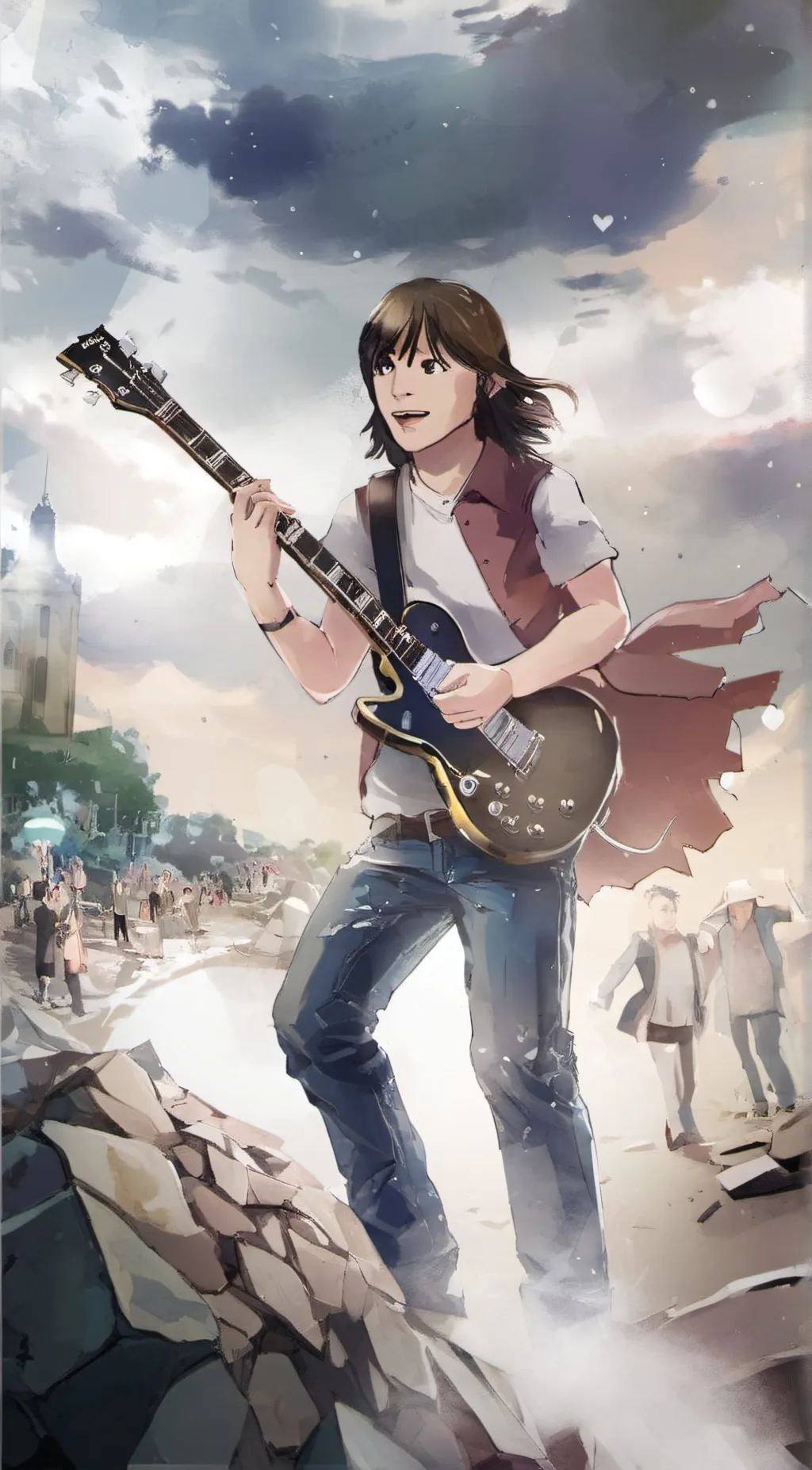 ai character: c h i c o background