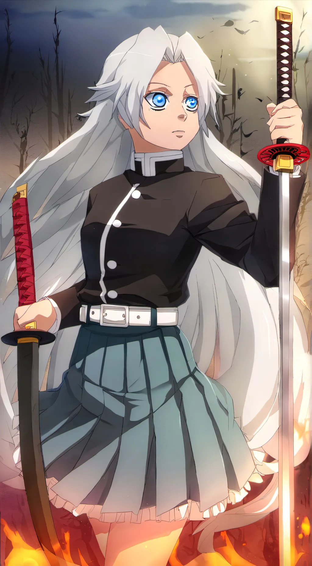 ai character: Akeno  background