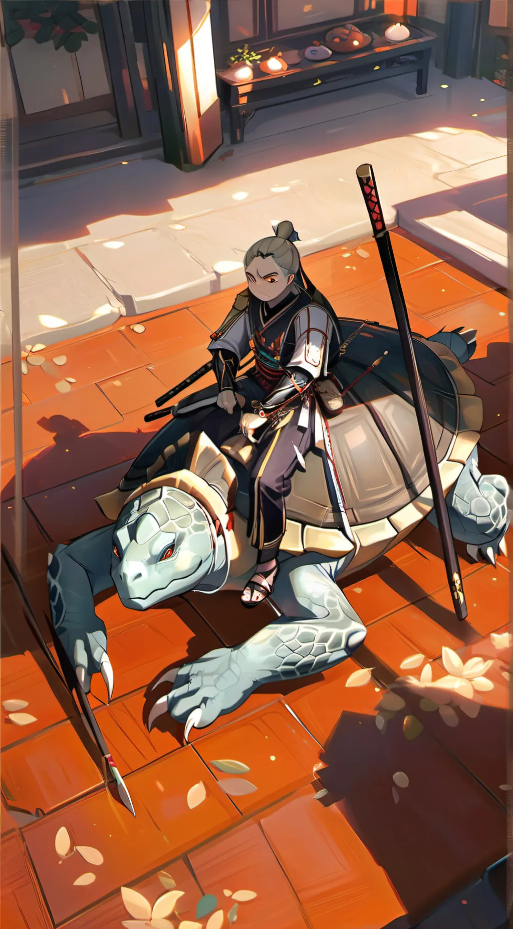 ai character: Kenjiro background