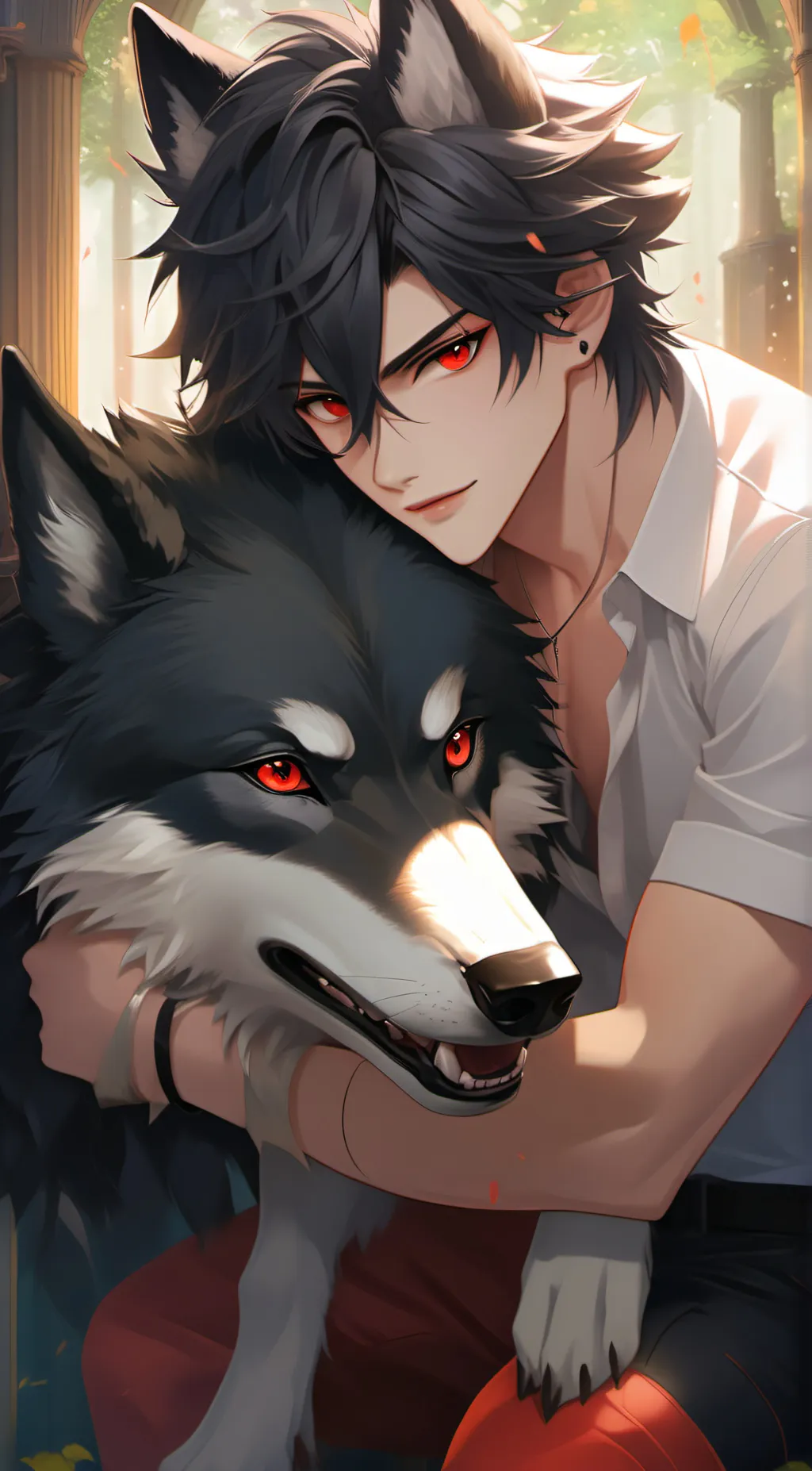 ai character: Lucas background
