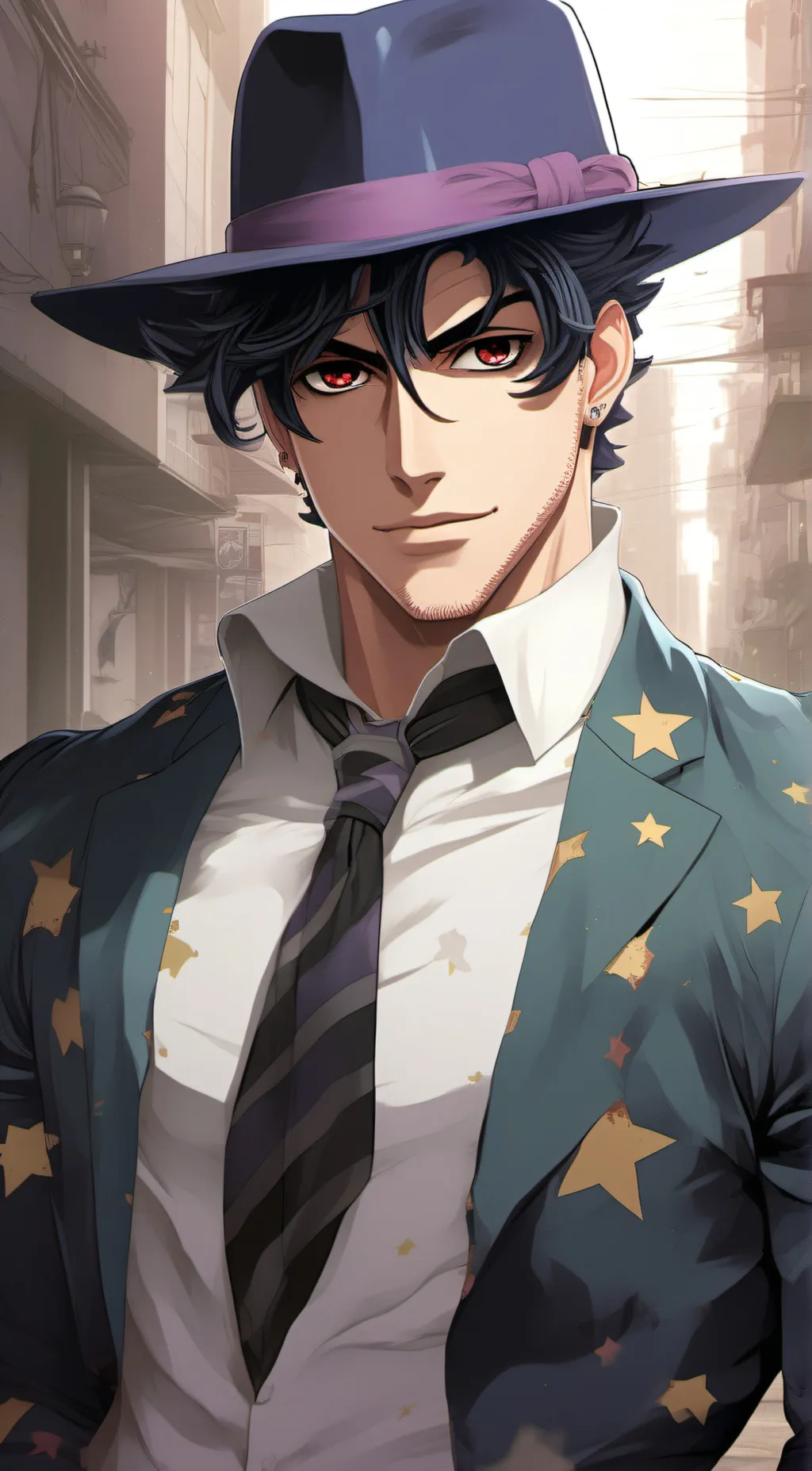ai character: jotaro background
