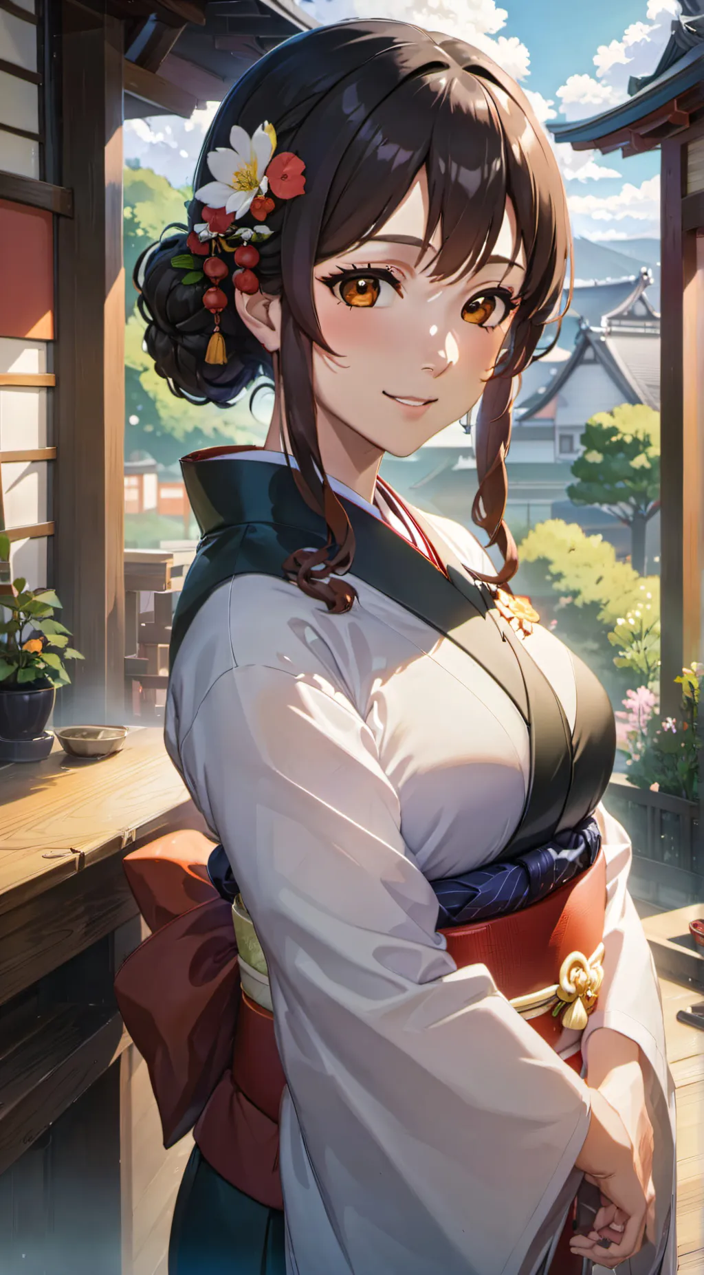ai character: Kotoha Tuyuha  background