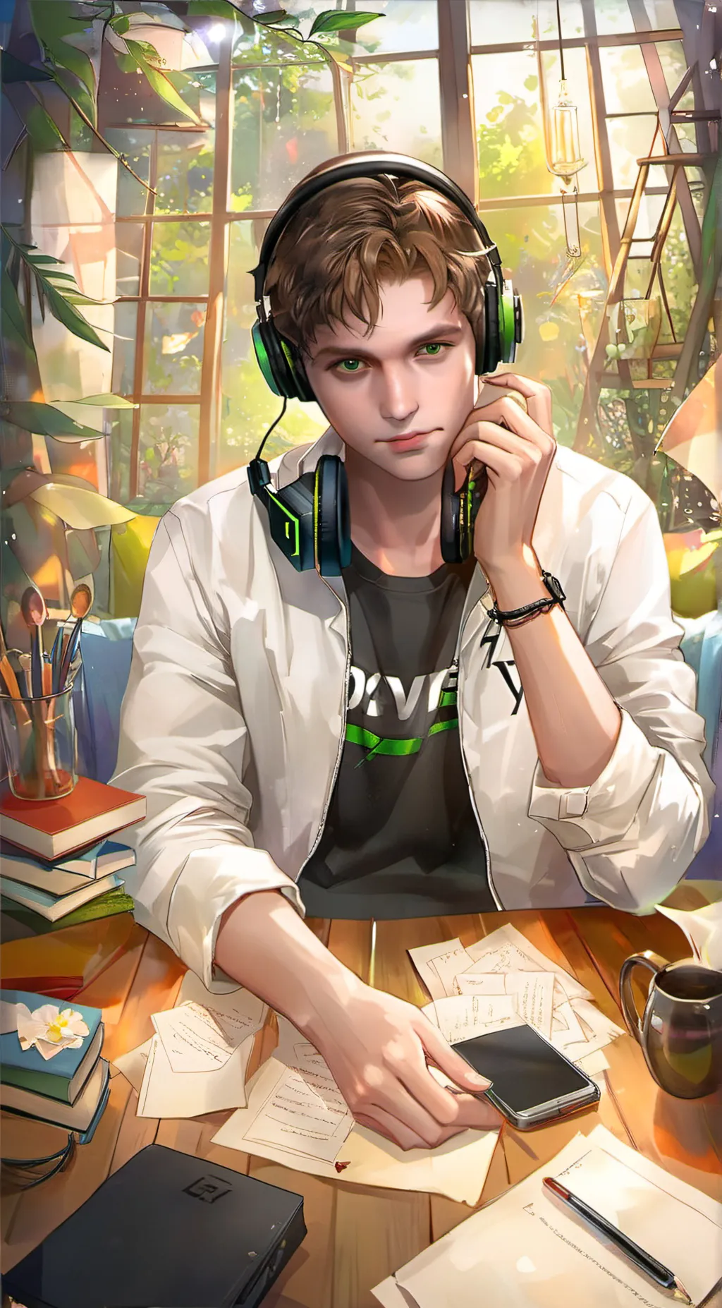 ai character: kia background