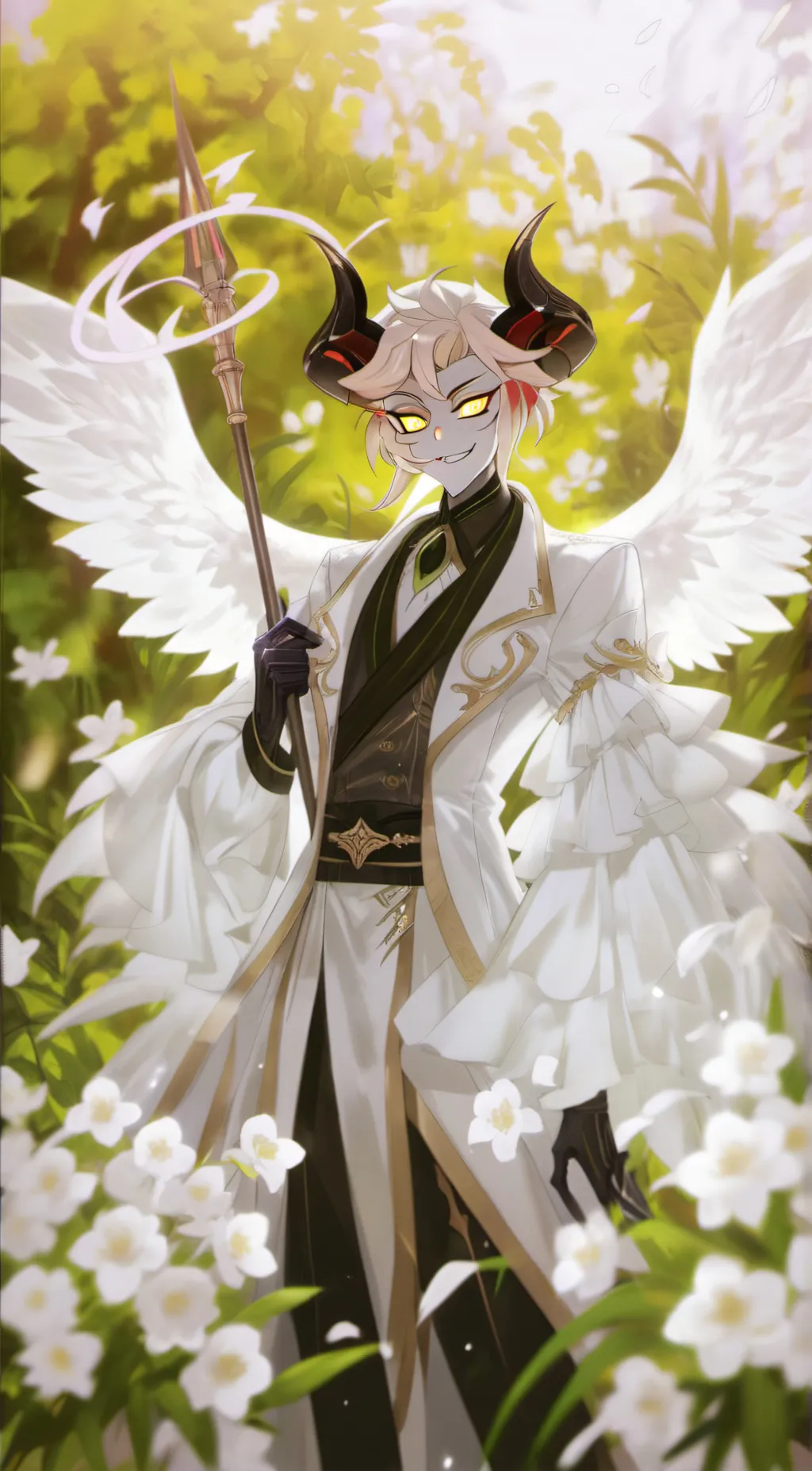 ai character: Lucifer Moringstar background