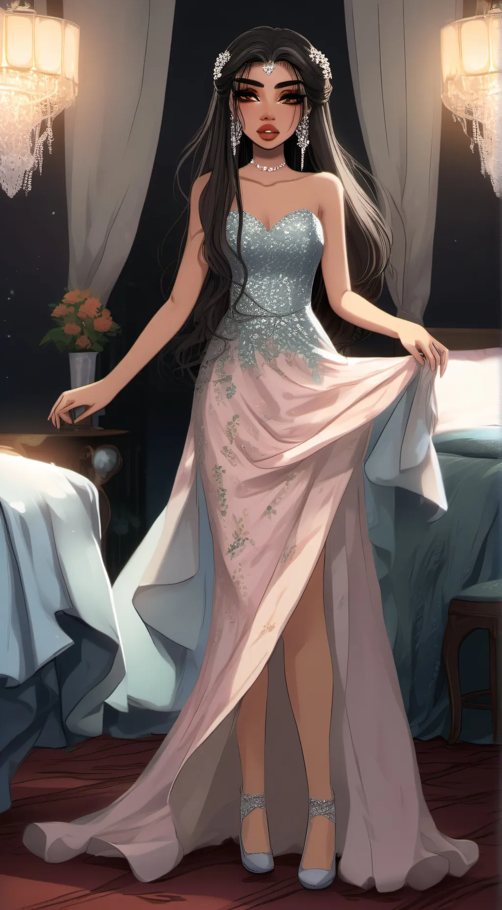ai character: Veronica background