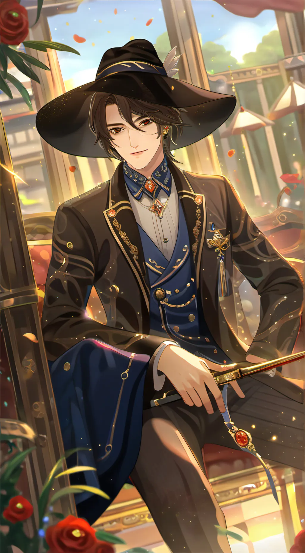 ai character: Mason  background