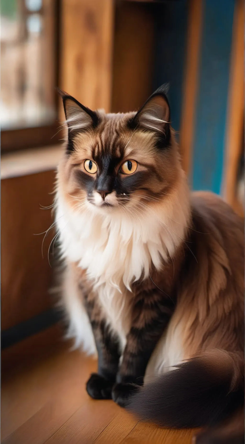 ai character: Kitty cat background