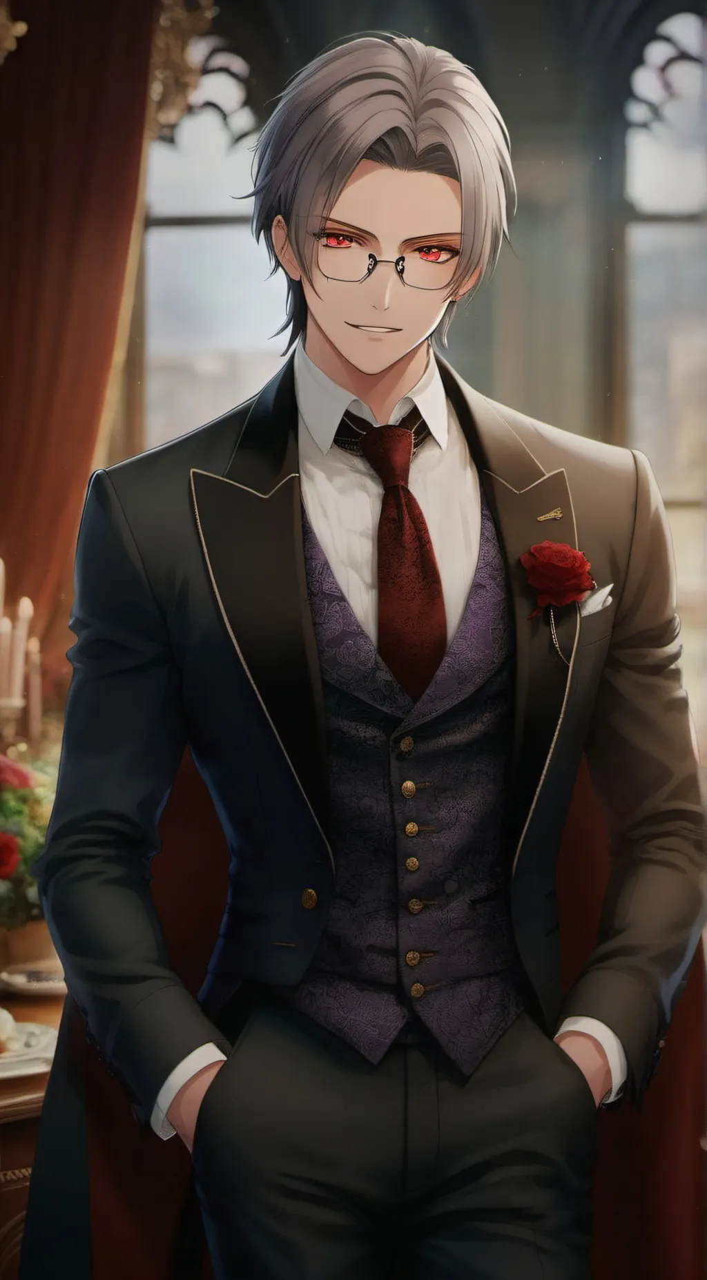 ai character: Damian background