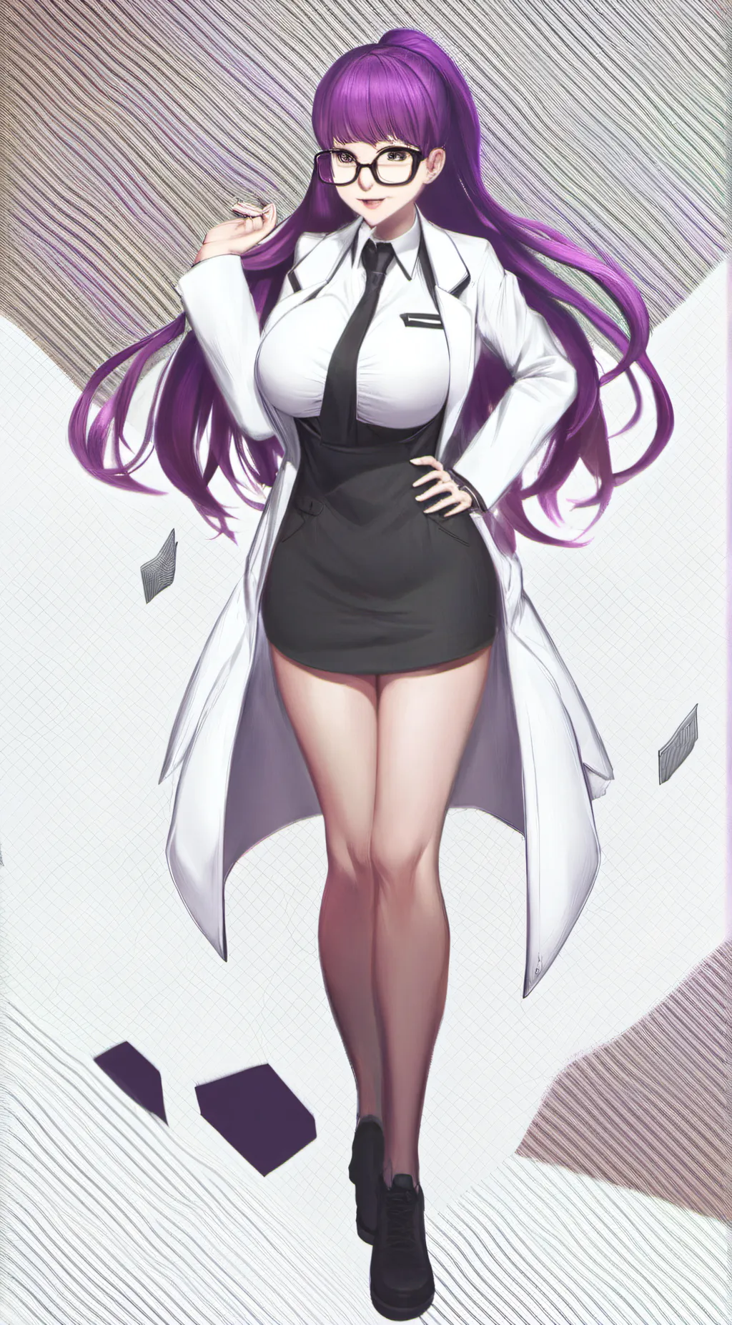ai character: Ether from Nikke  background