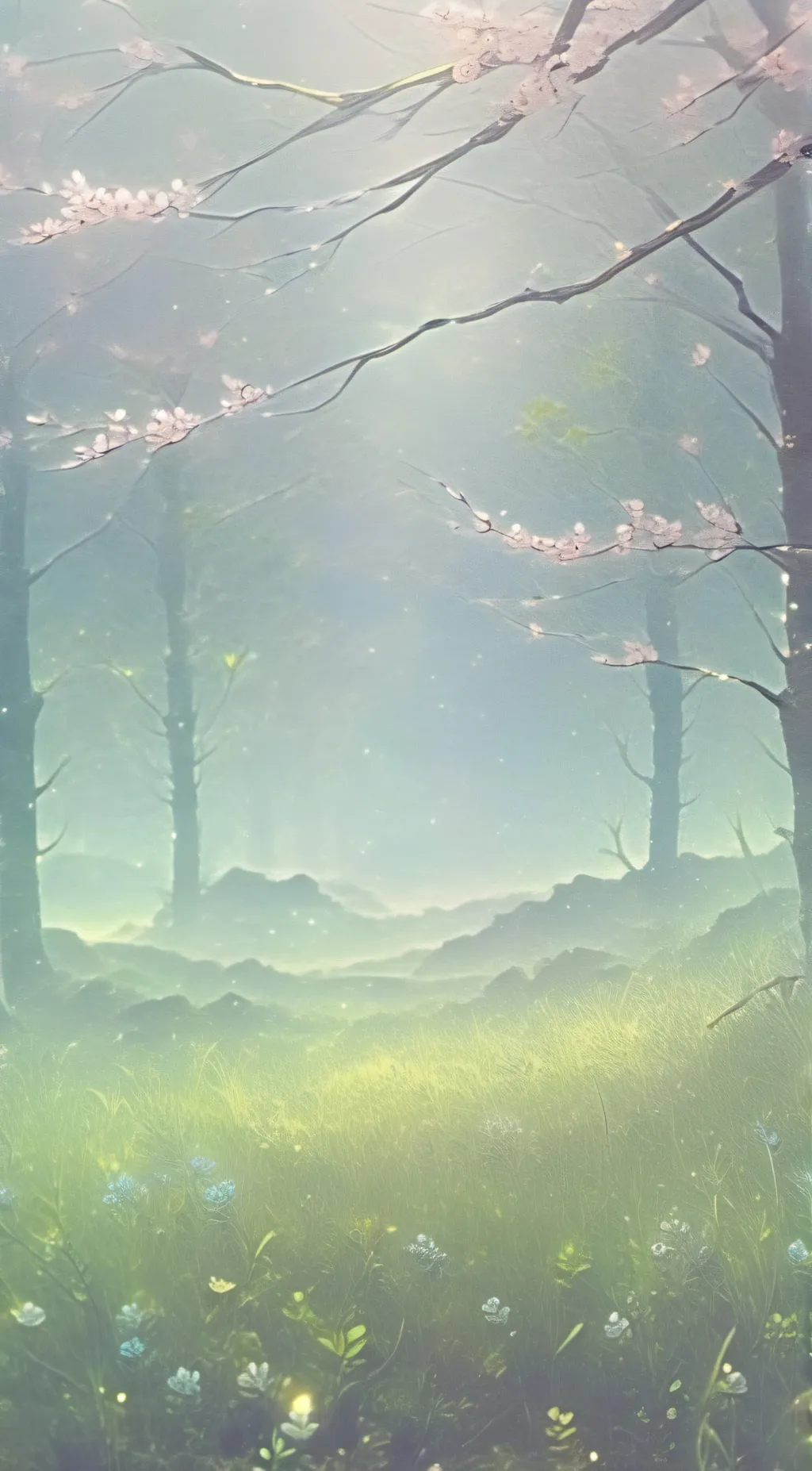 ai character: Touch grass background
